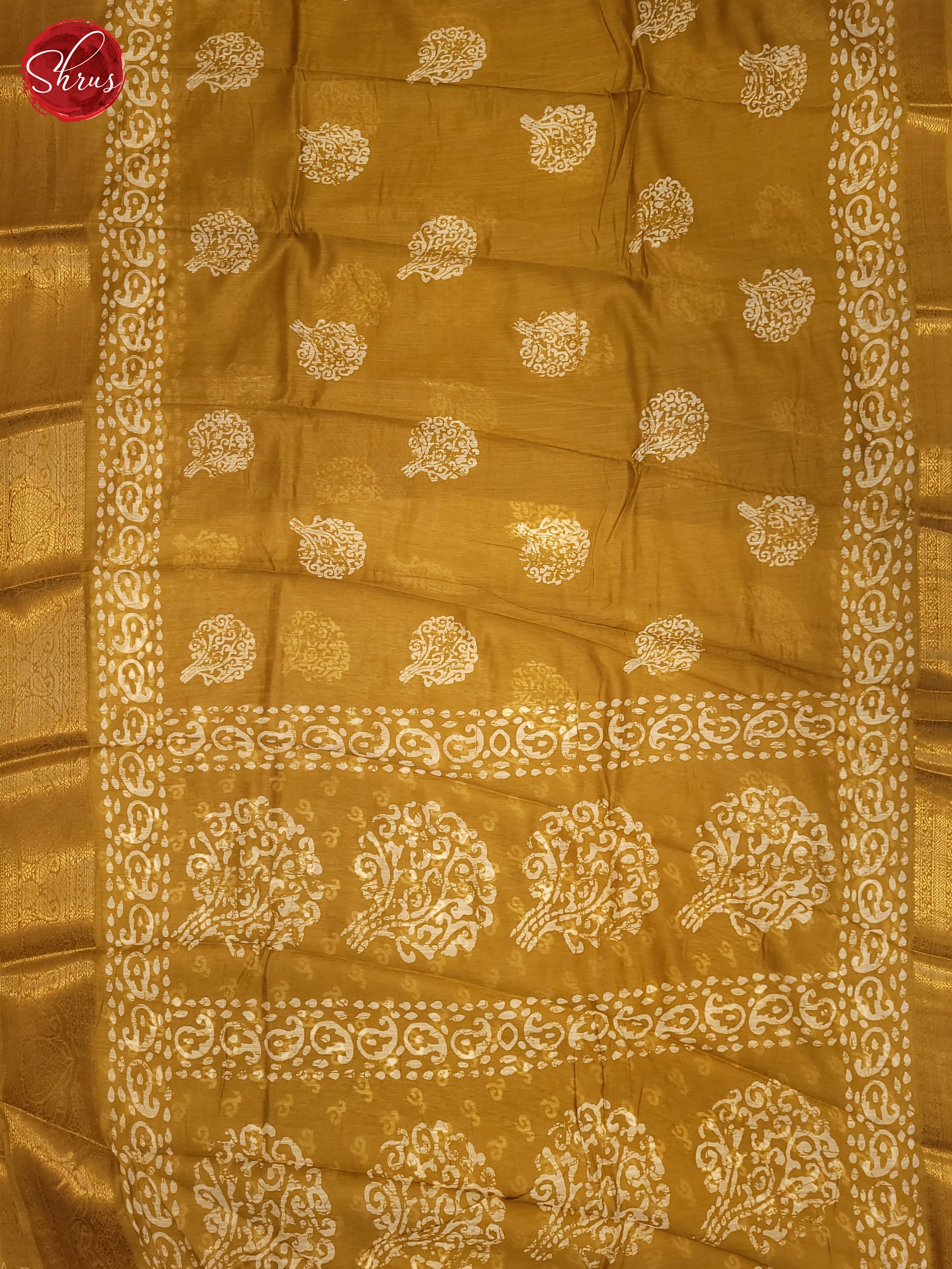 Mehandi Green(Single Tone) - Semi Matka Saree - Shop on ShrusEternity.com