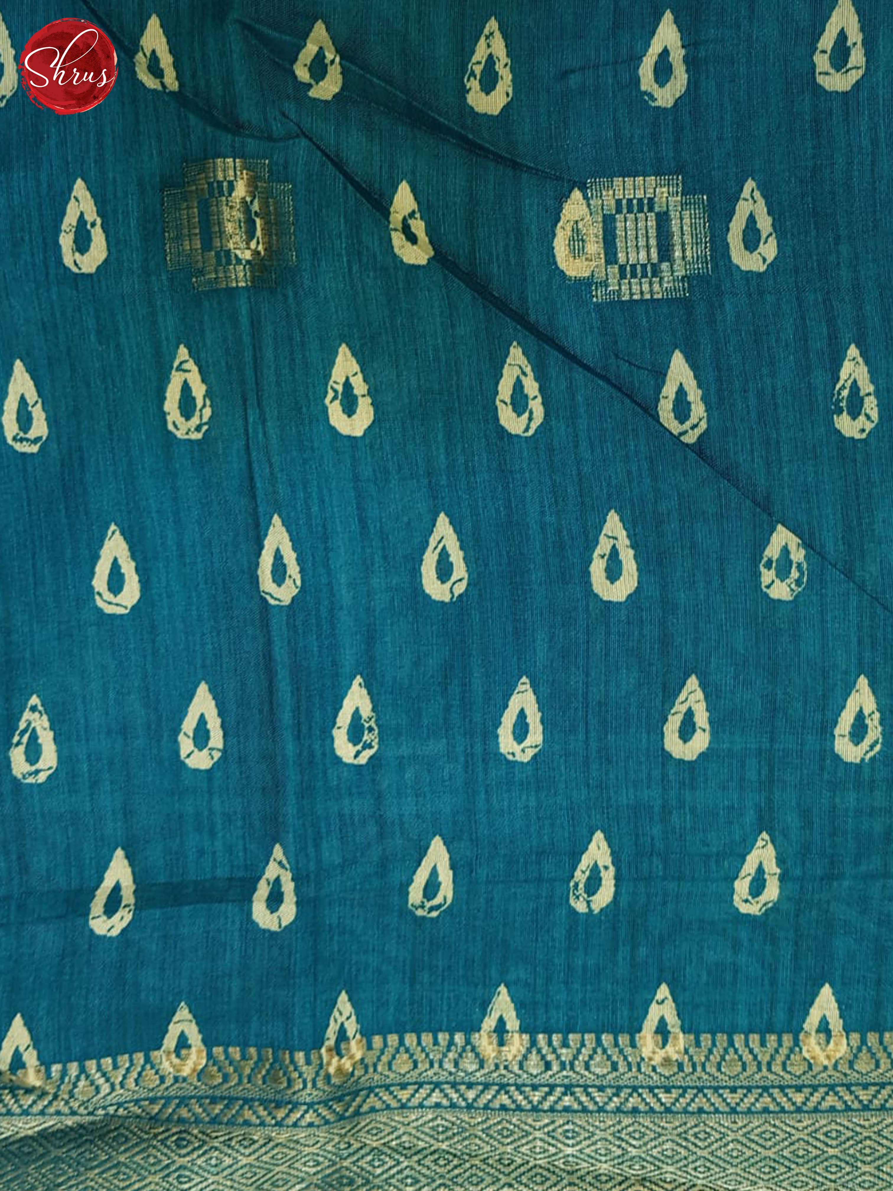 Blue(Single Tone)- Semi crepe Saree - Shop on ShrusEternity.com