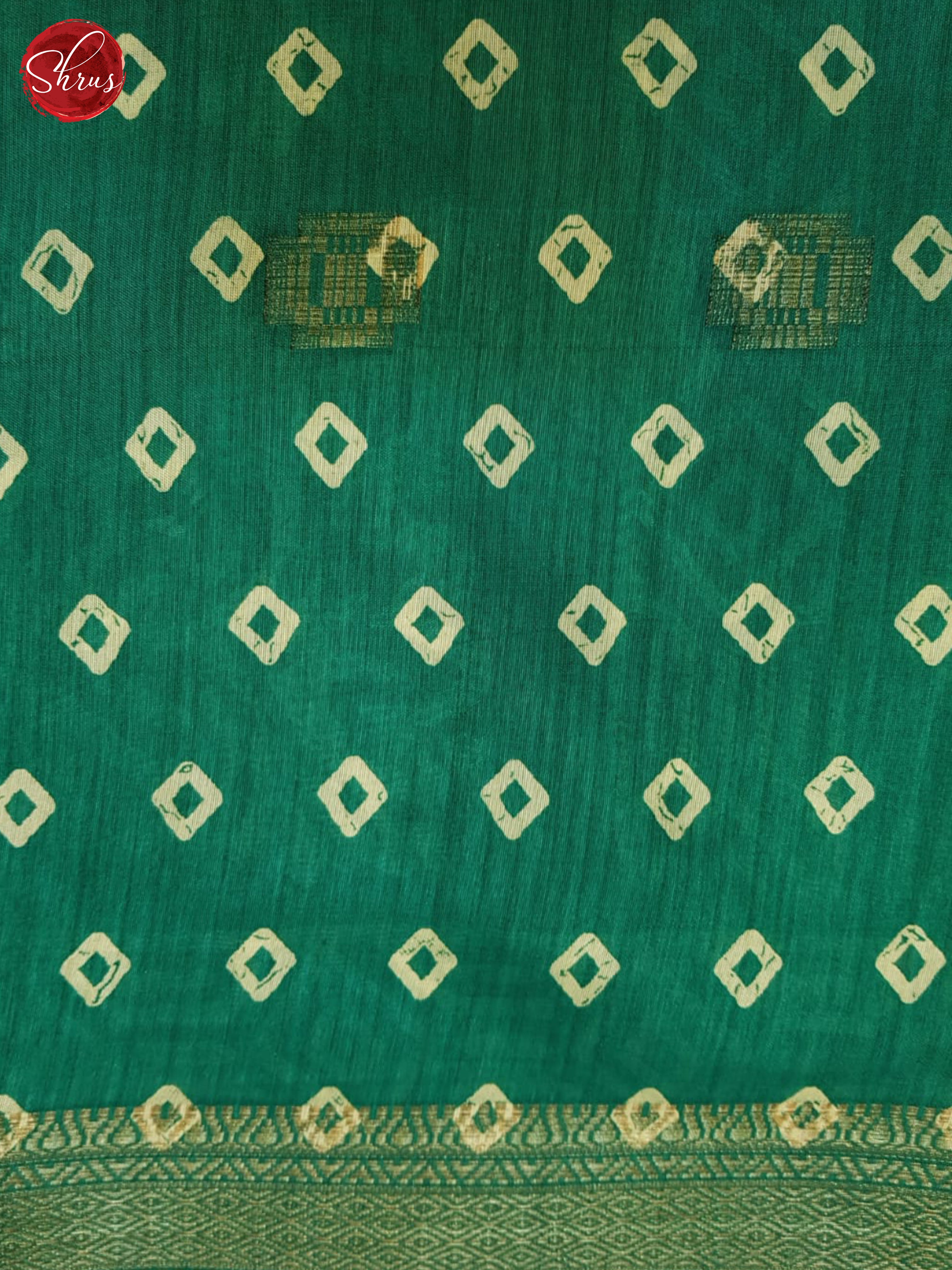 Green(Single Tone) - Semi Crepe Saree - Shop on ShrusEternity.com