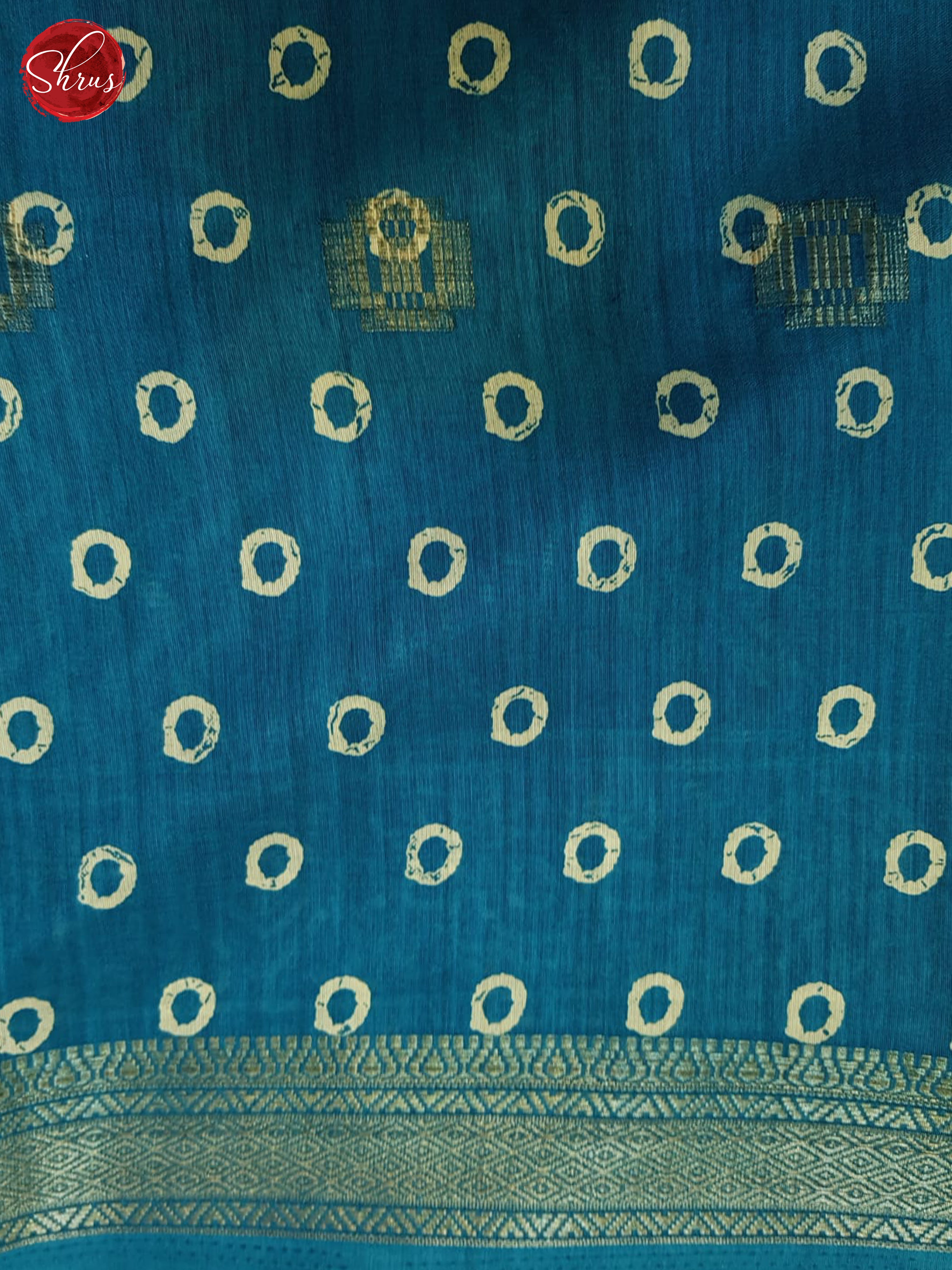 Blue(Single tone) - Semi Crepe Saree - Shop on ShrusEternity.com