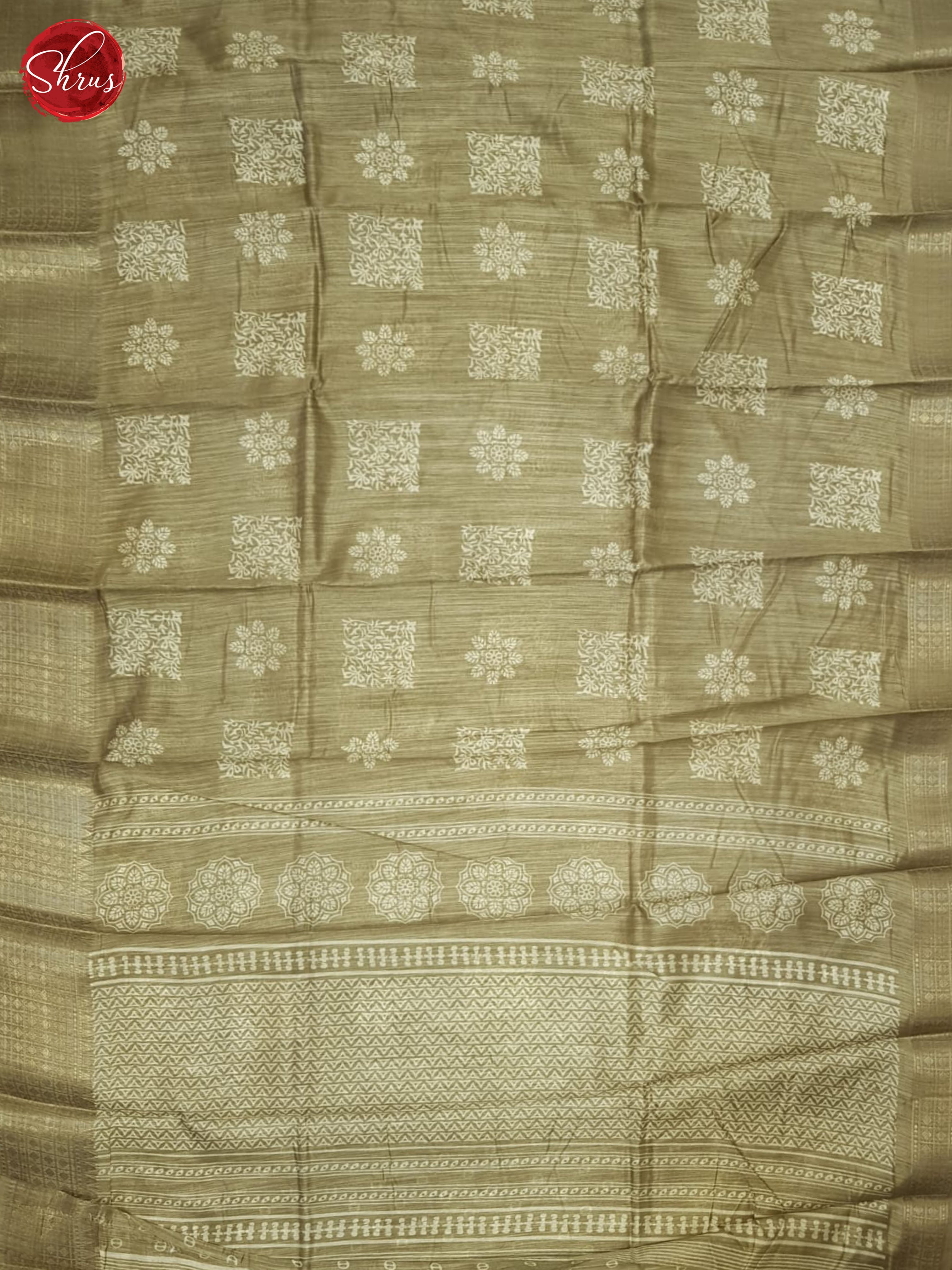 Brown(Single Tone) - Semi crepe Saree - Shop on ShrusEternity.com