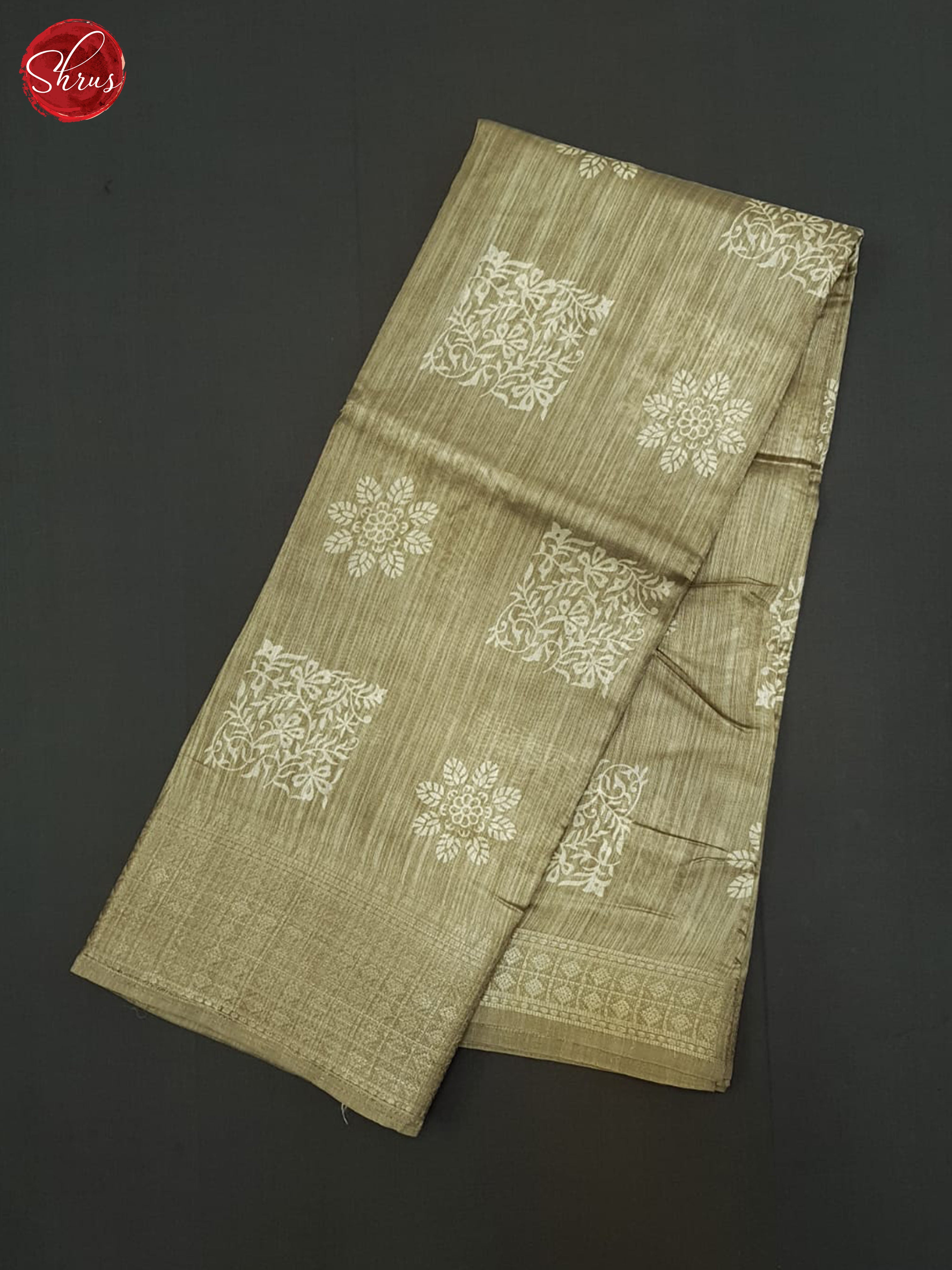 Brown(Single Tone) - Semi crepe Saree - Shop on ShrusEternity.com