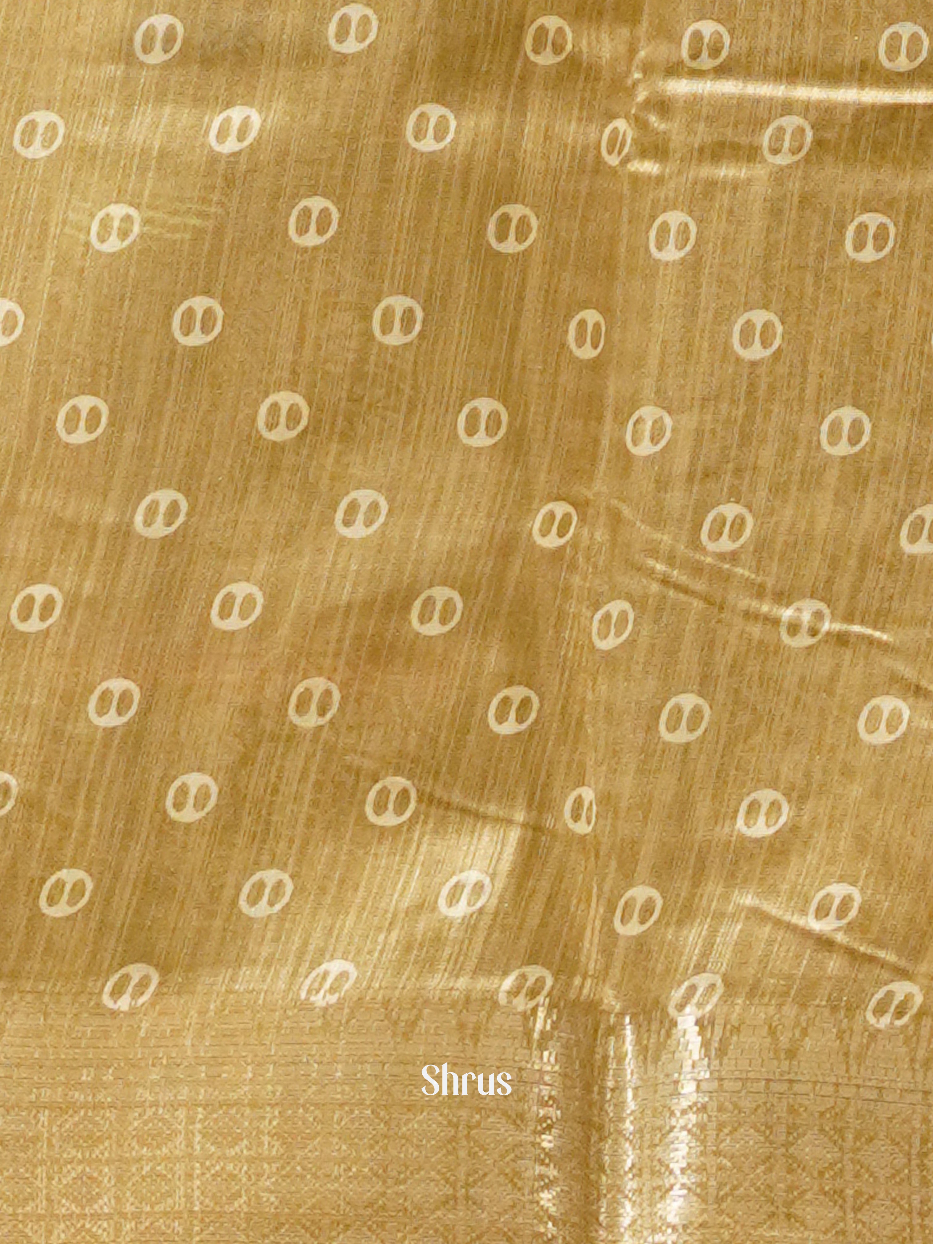 Brown(Single Tone) - Semi crepe Saree - Shop on ShrusEternity.com