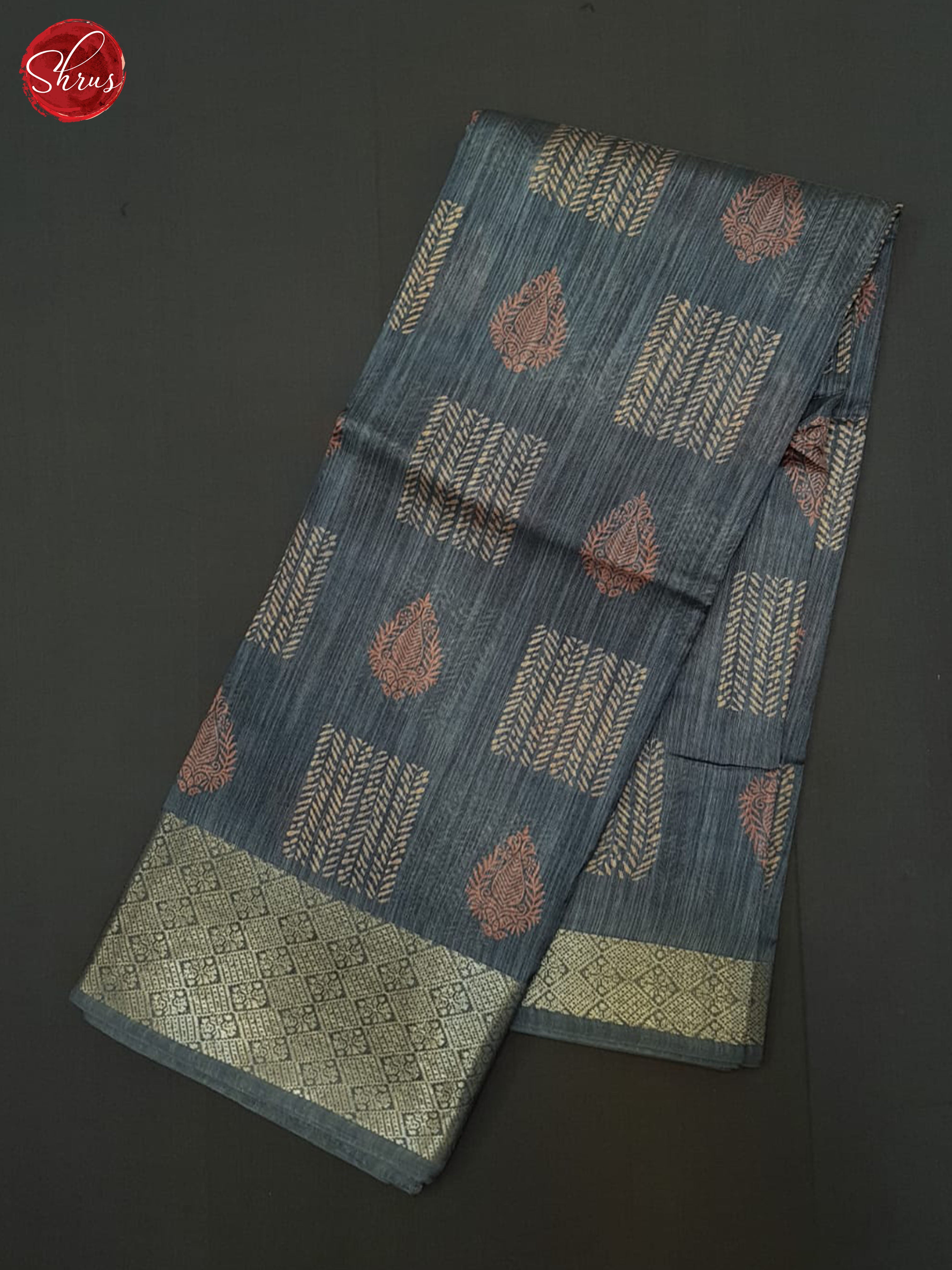 Grey(Single Tone) - Semi crepe Saree - Shop on ShrusEternity.com
