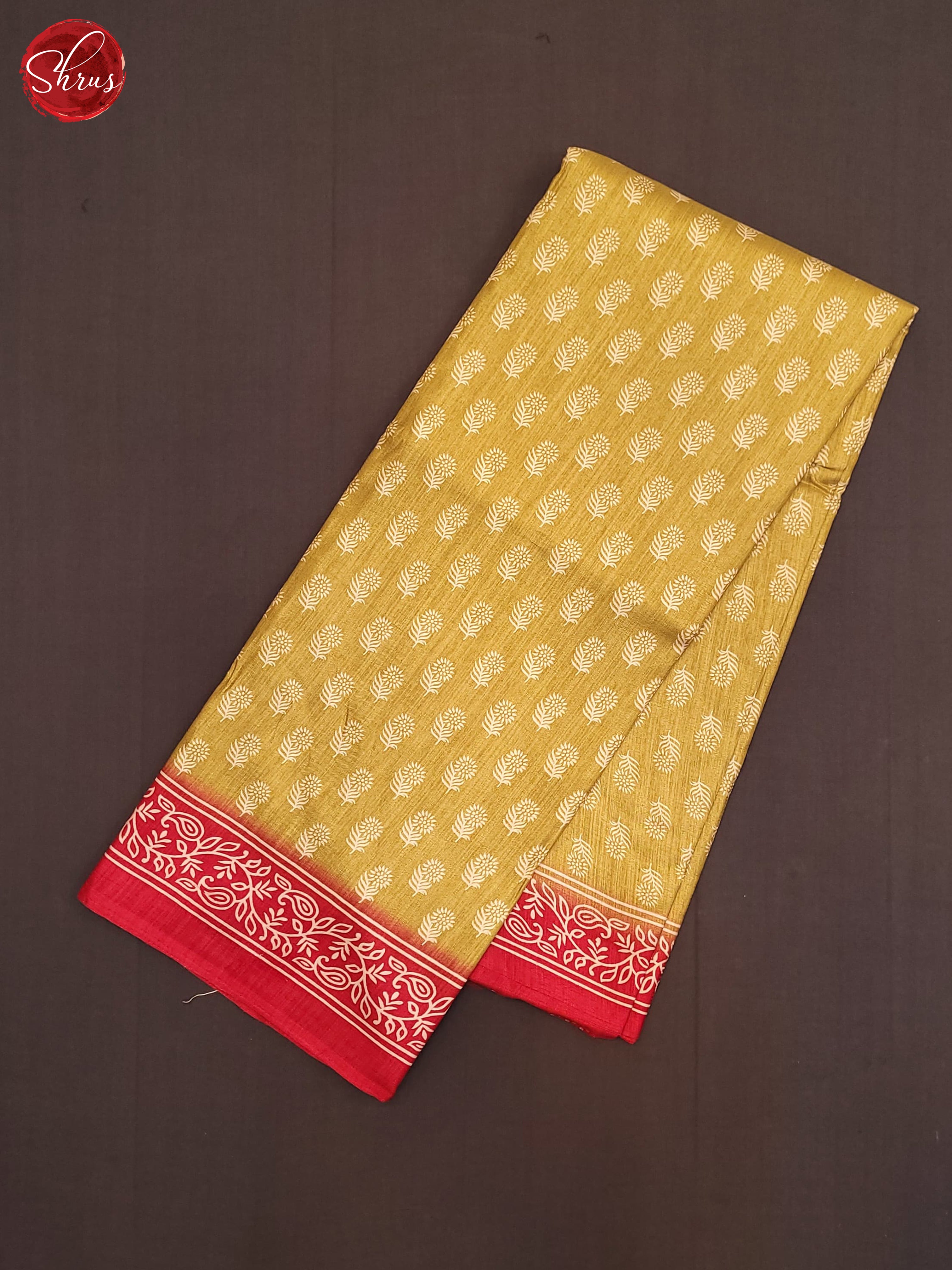 Madhulir Green & Red - Semi Crepe Saree - Shop on ShrusEternity.com