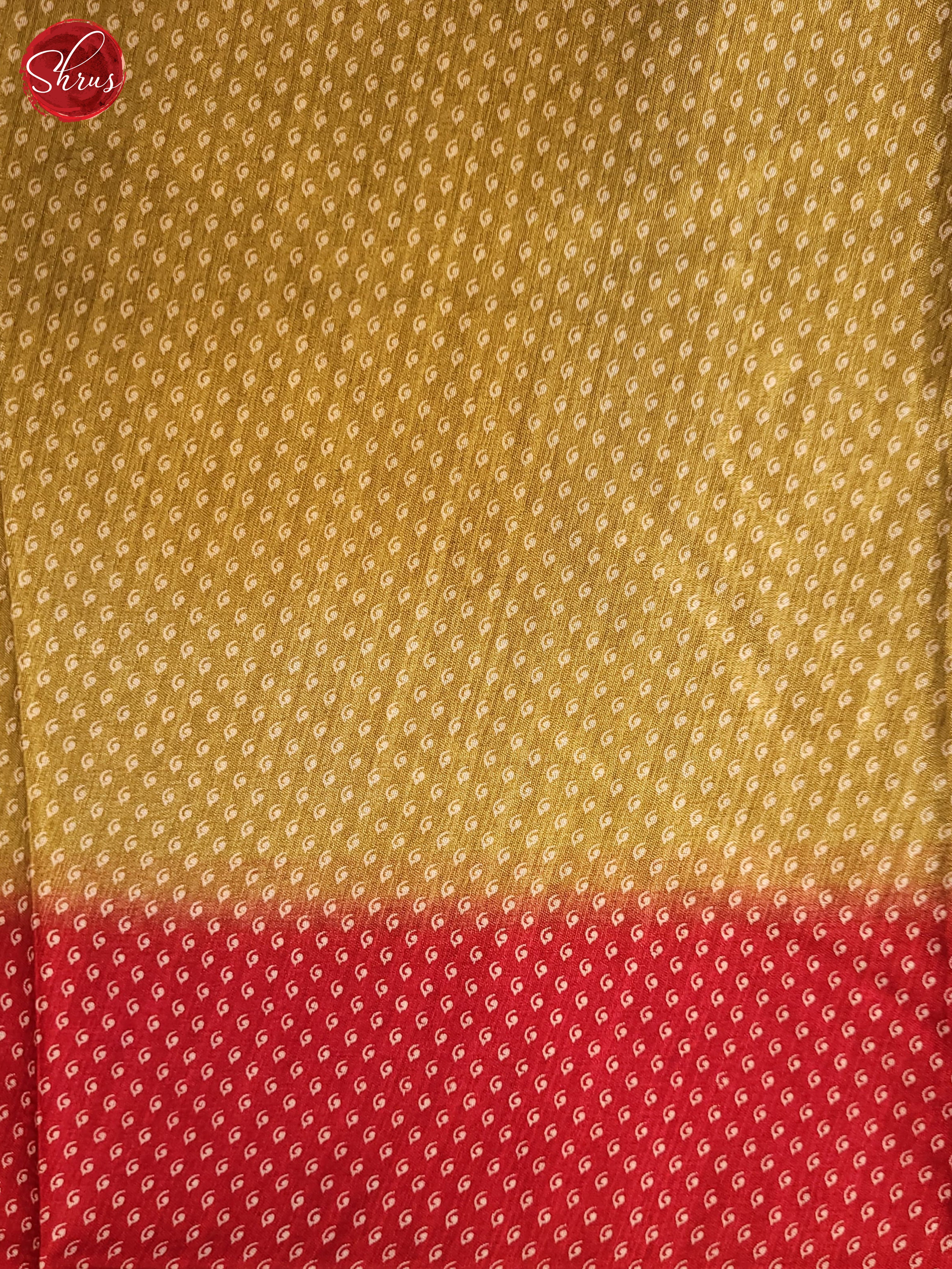 Madhulir Green & Red - Semi Crepe Saree - Shop on ShrusEternity.com