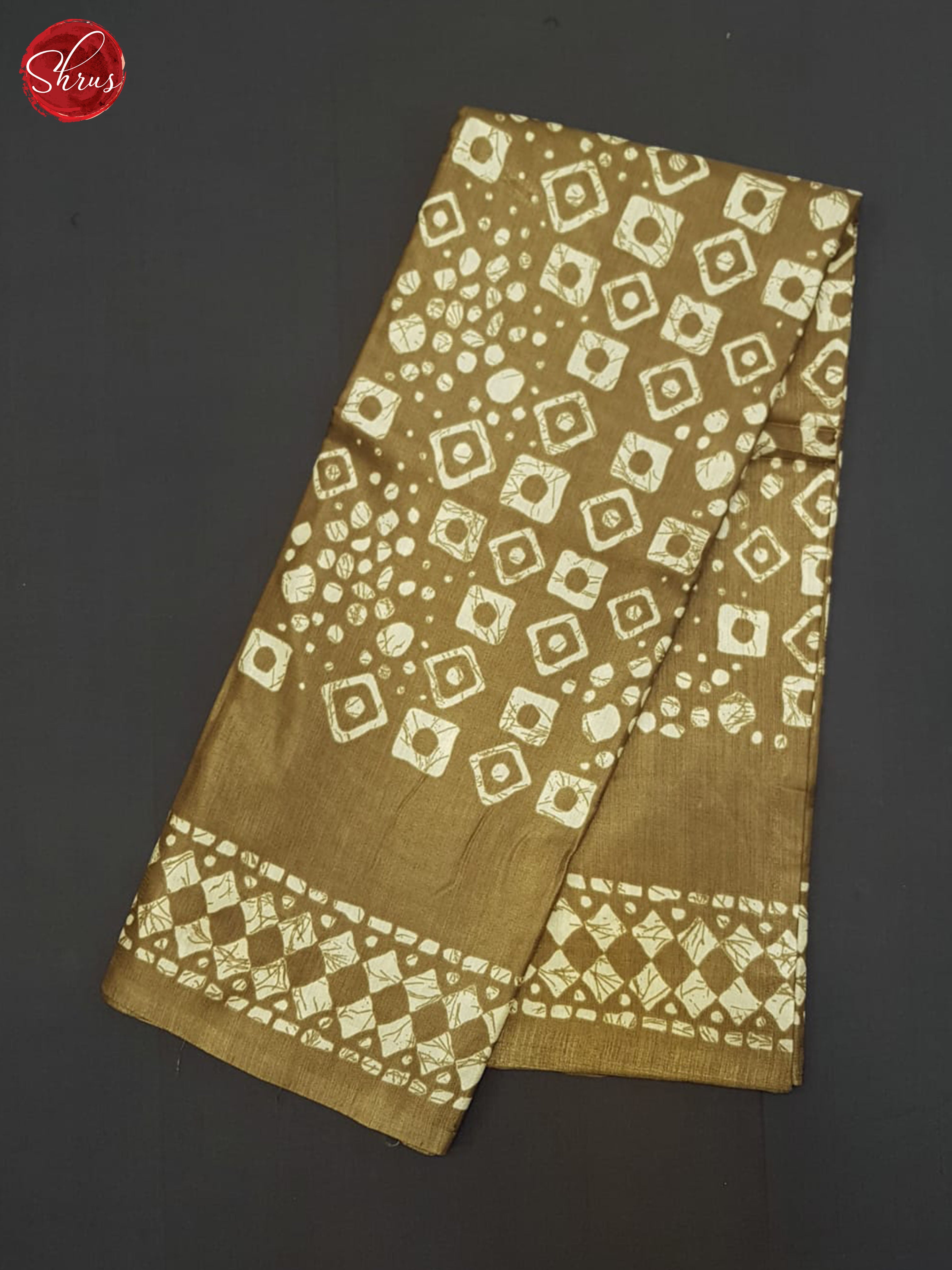 Brown(Single Tone)- Semi Matka Cotton Saree - Shop on ShrusEternity.com
