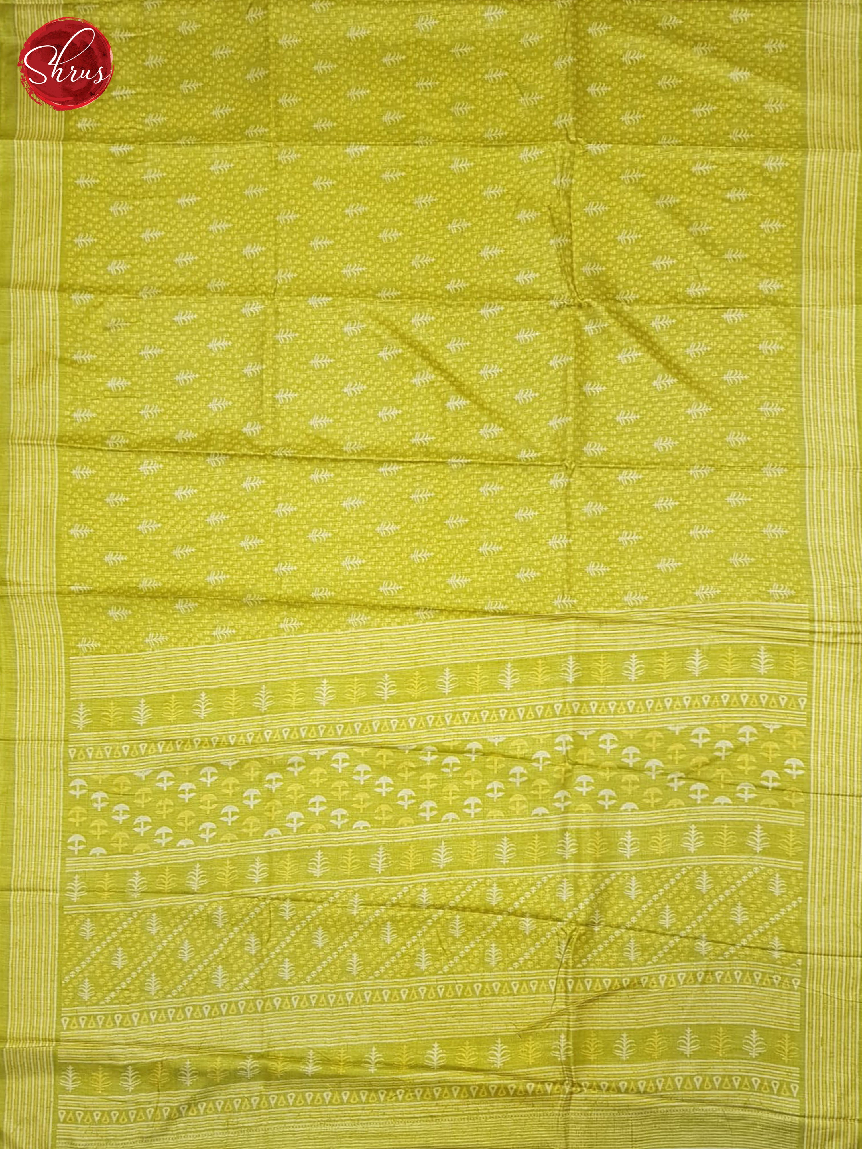 Green(Single tonE) - Semi Matka Saree - Shop on ShrusEternity.com