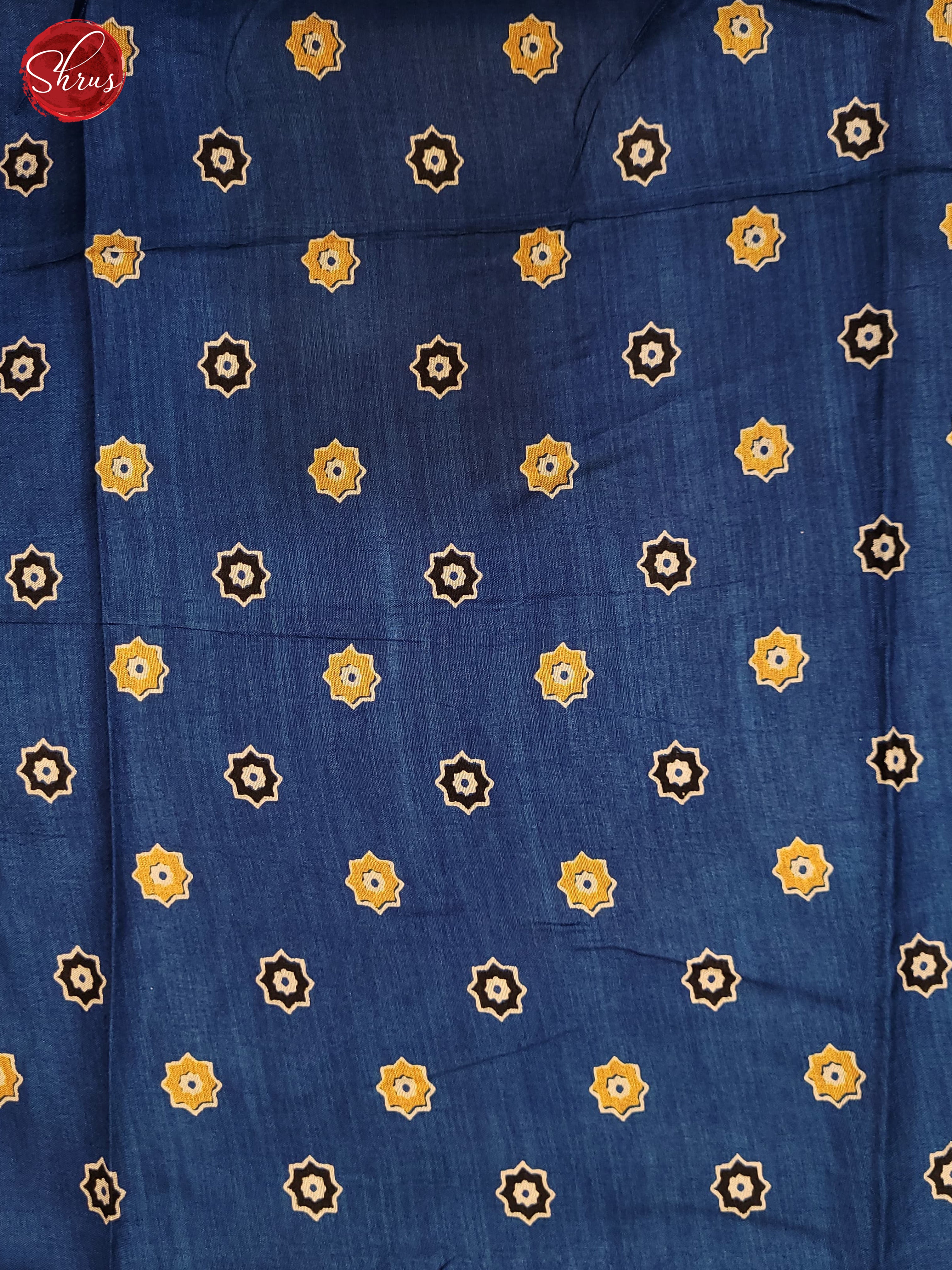 Blue(Single Tone) - Semi Matka Saree - Shop on ShrusEternity.com