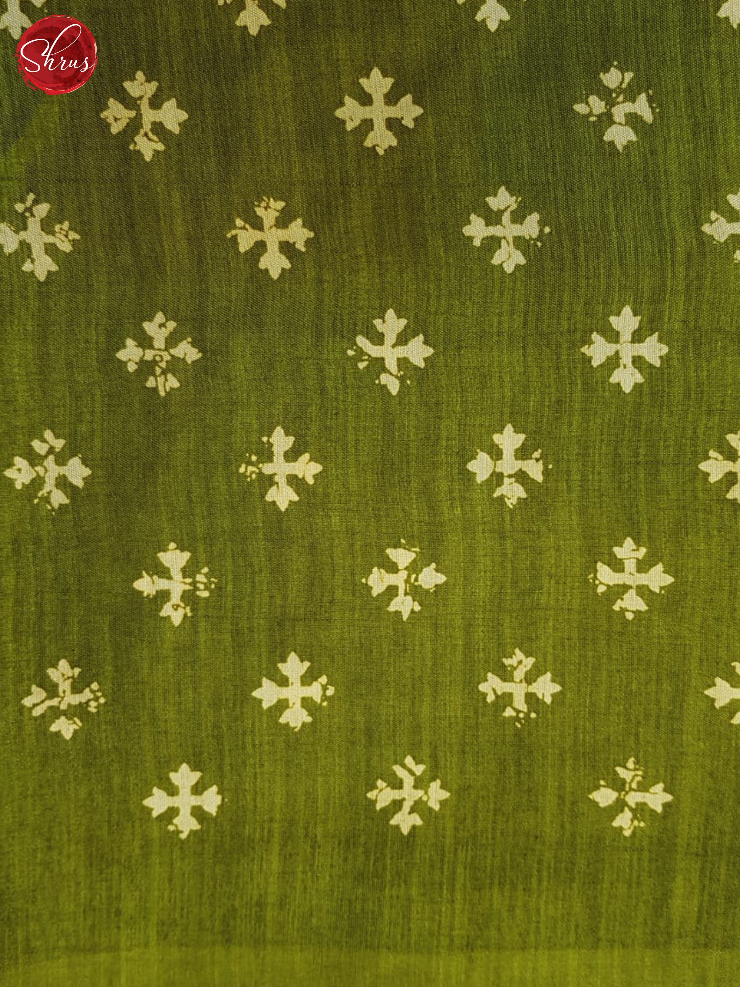 Green(Single Tone) - Semi Matka Saree - Shop on ShrusEternity.com