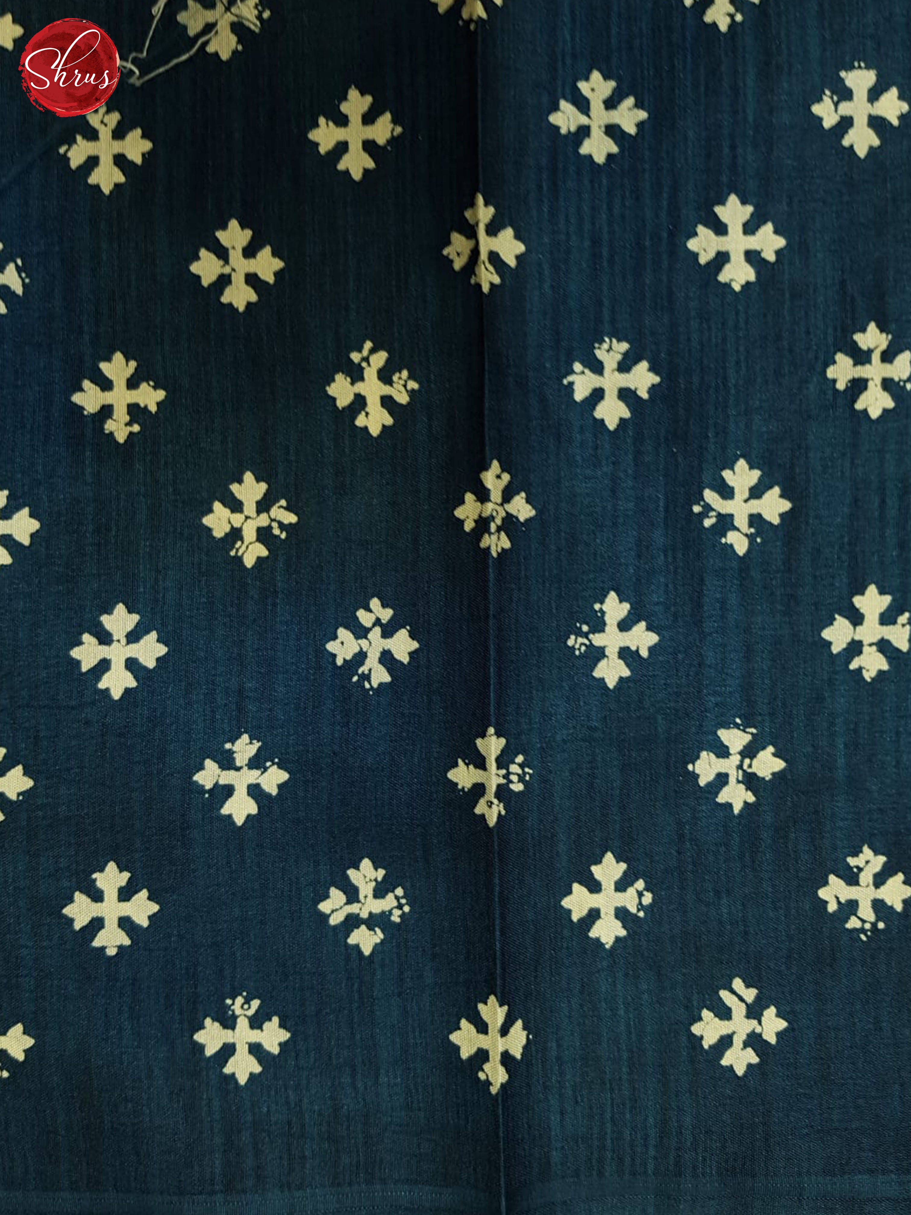 Blue(Single Tone)- Semi Matka Saree - Shop on ShrusEternity.com