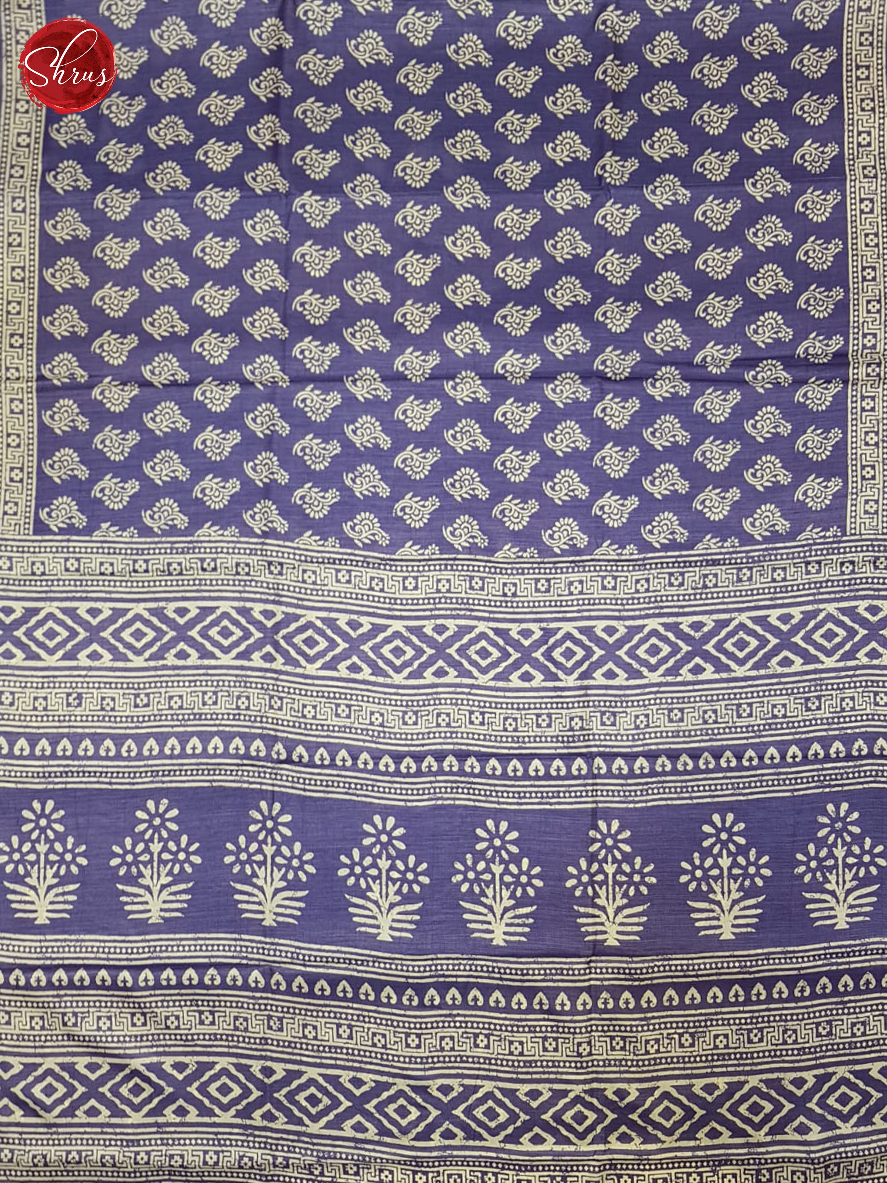 Mild Lavender(Single Tone)- Semi Matka Saree - Shop on ShrusEternity.com