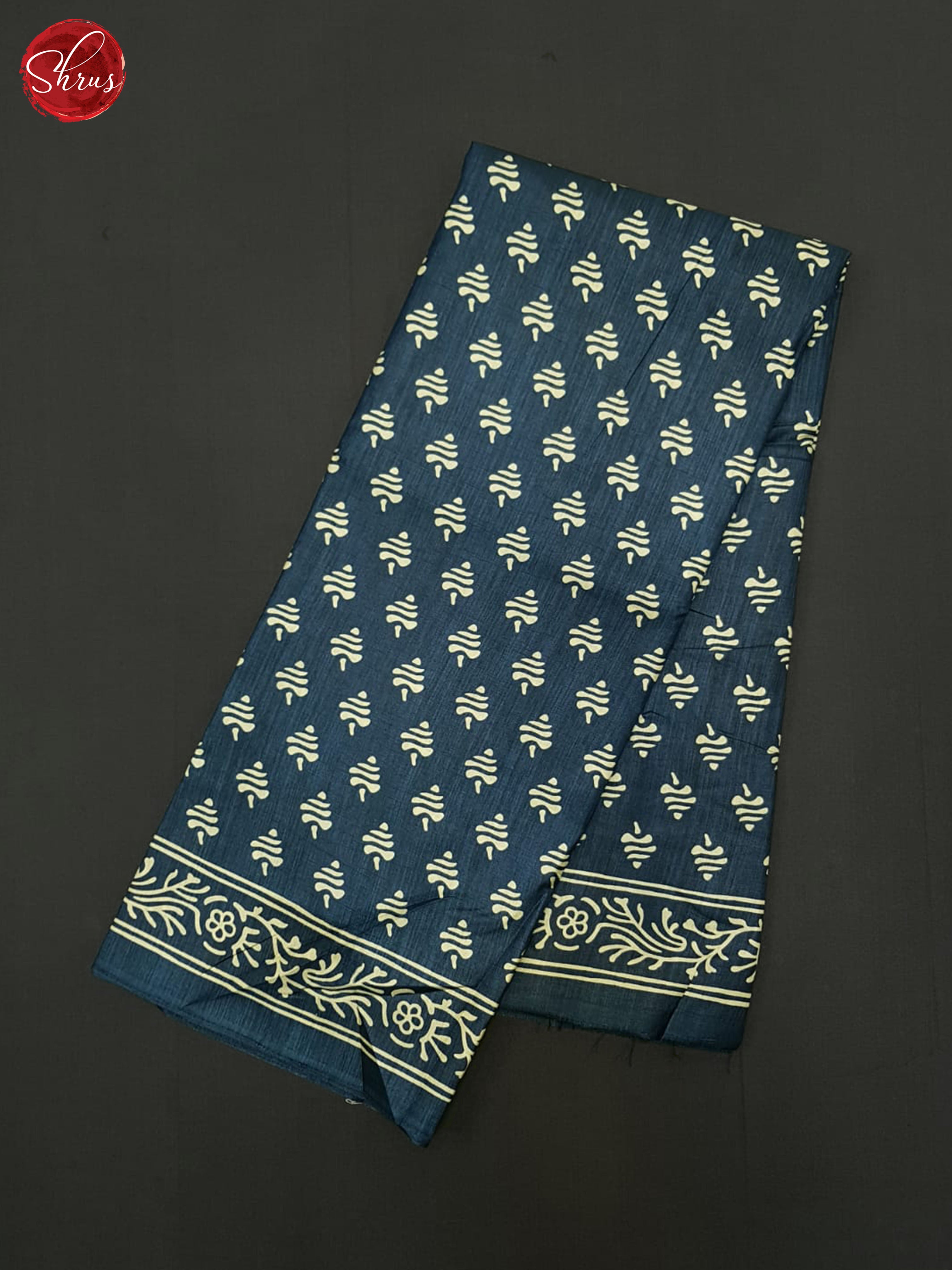 Blue(Single Tone) - Semi crepe Saree - Shop on ShrusEternity.com