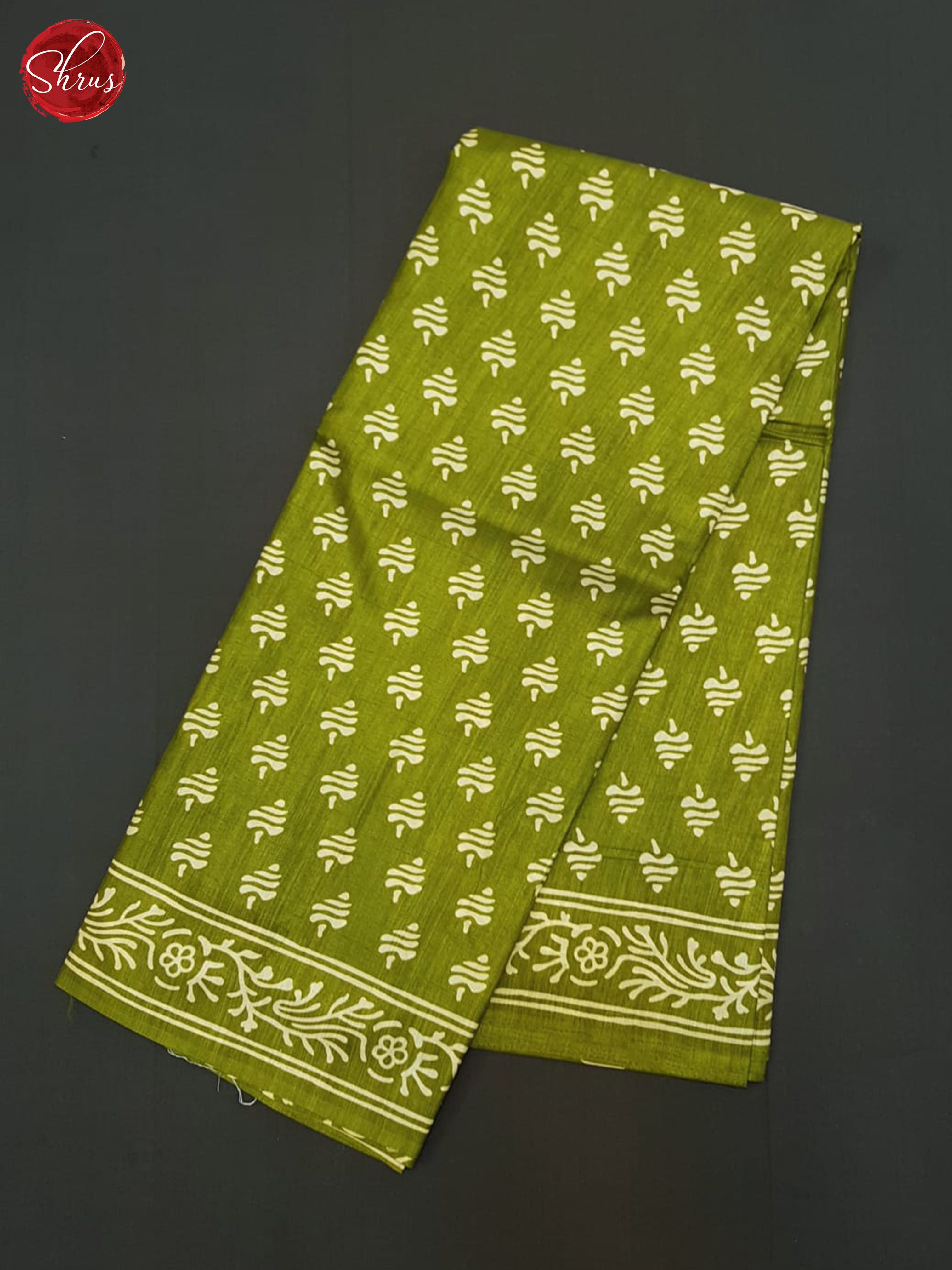 Green(Single Tone) - Semi crepe Saree - Shop on ShrusEternity.com