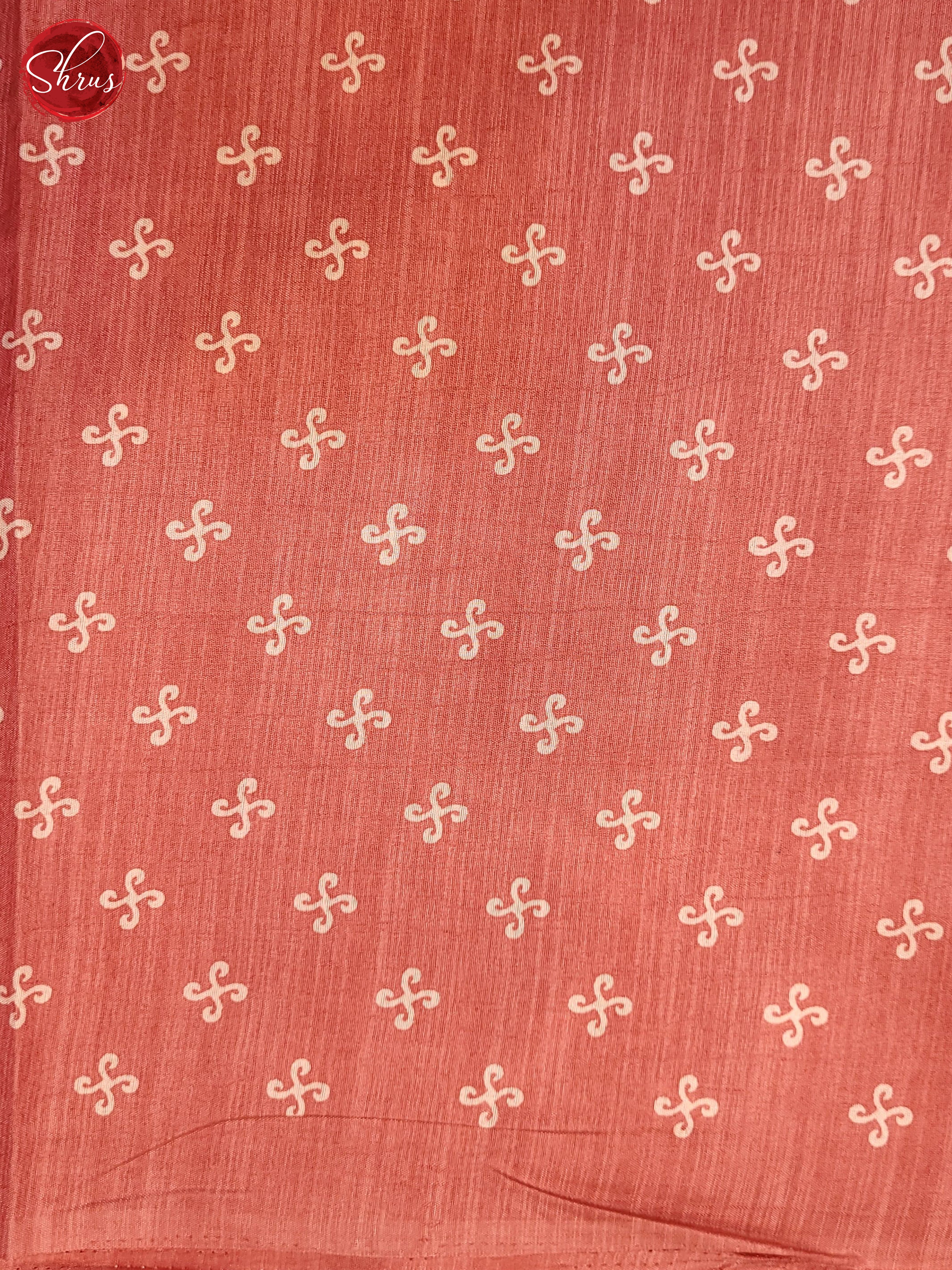 Peachish Pink(Single Tone) - Semi Crepe Saree - Shop on ShrusEternity.com