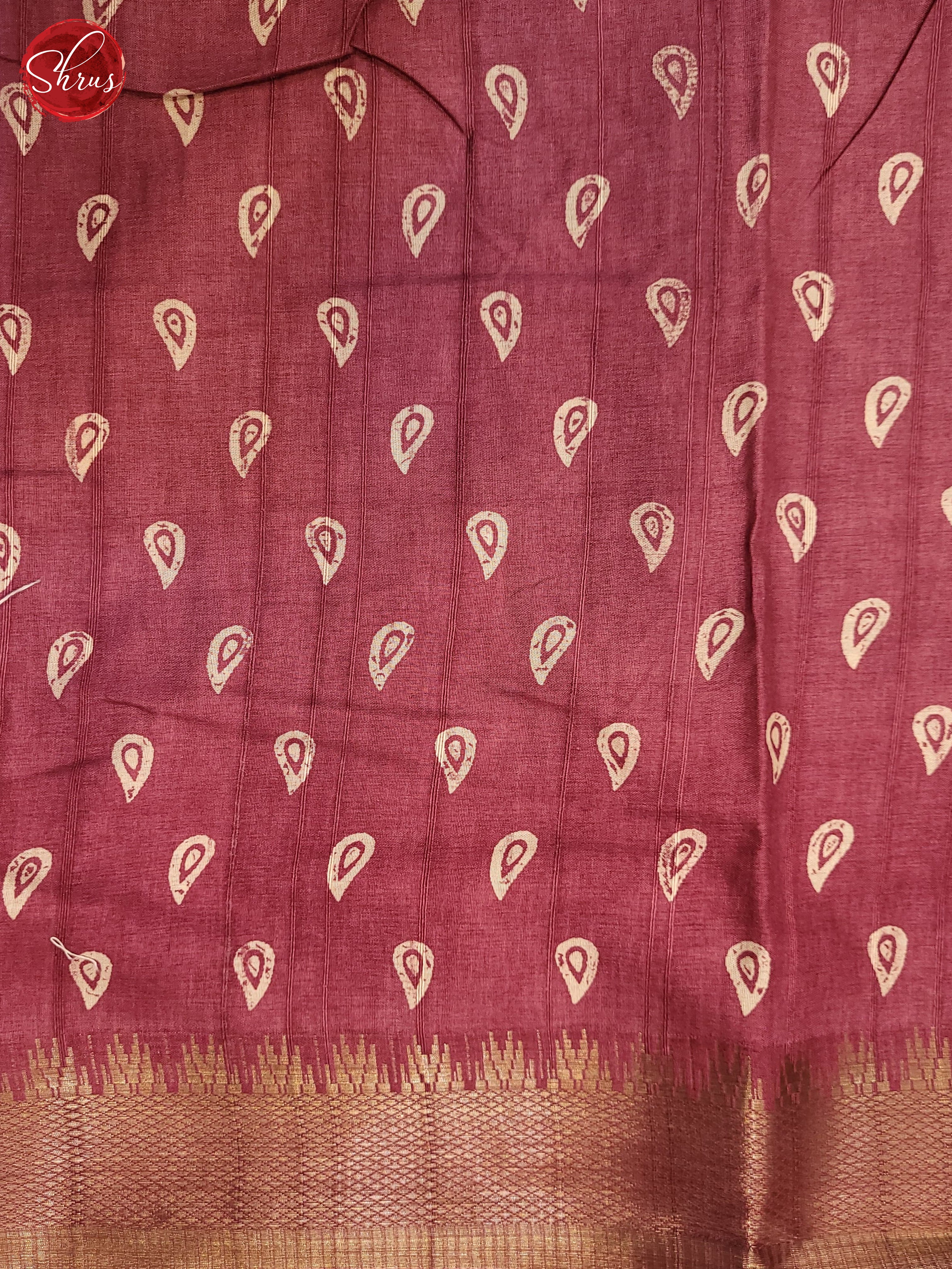 Pink(Single tone) - Semi Crepe Saree - Shop on ShrusEternity.com