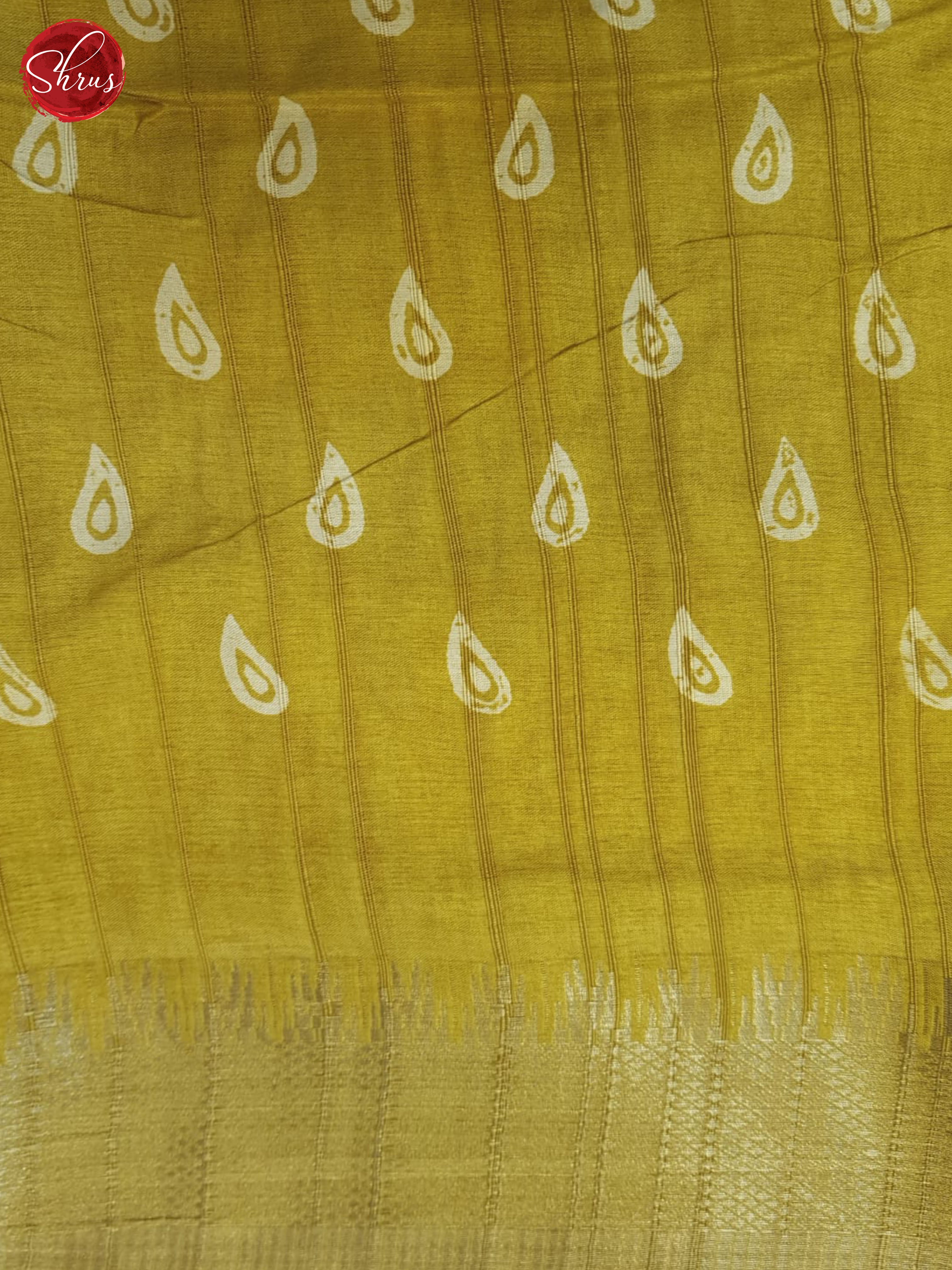 Mustard(Single Tone)- Semi crepe Saree - Shop on ShrusEternity.com