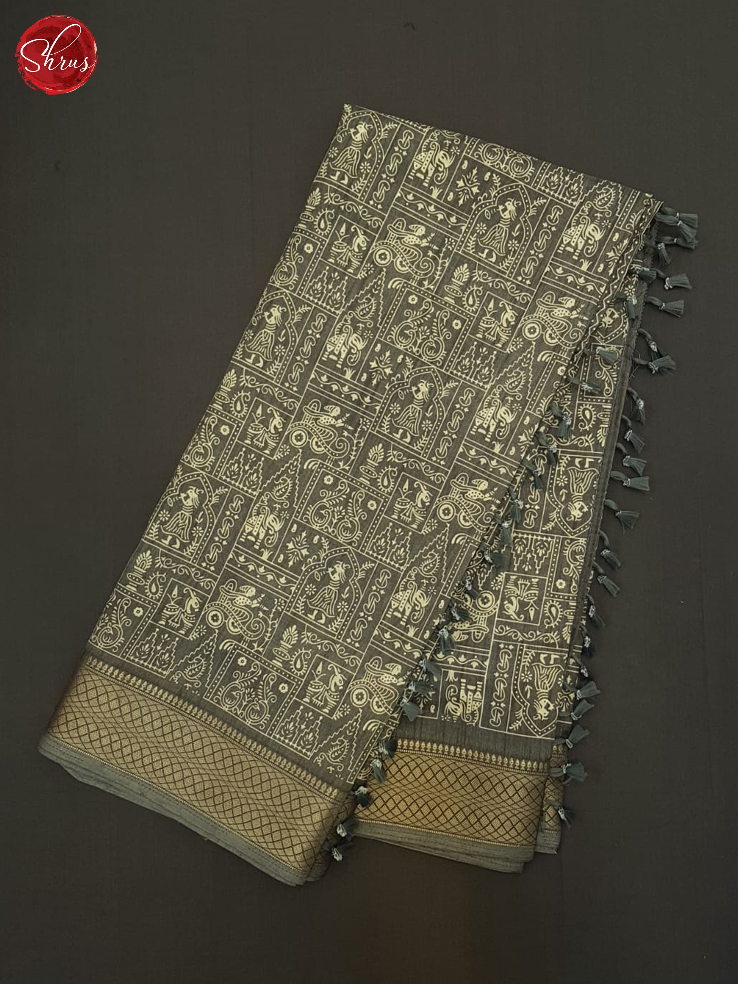 BJS10539 - Semi crepe Saree - Shop on ShrusEternity.com