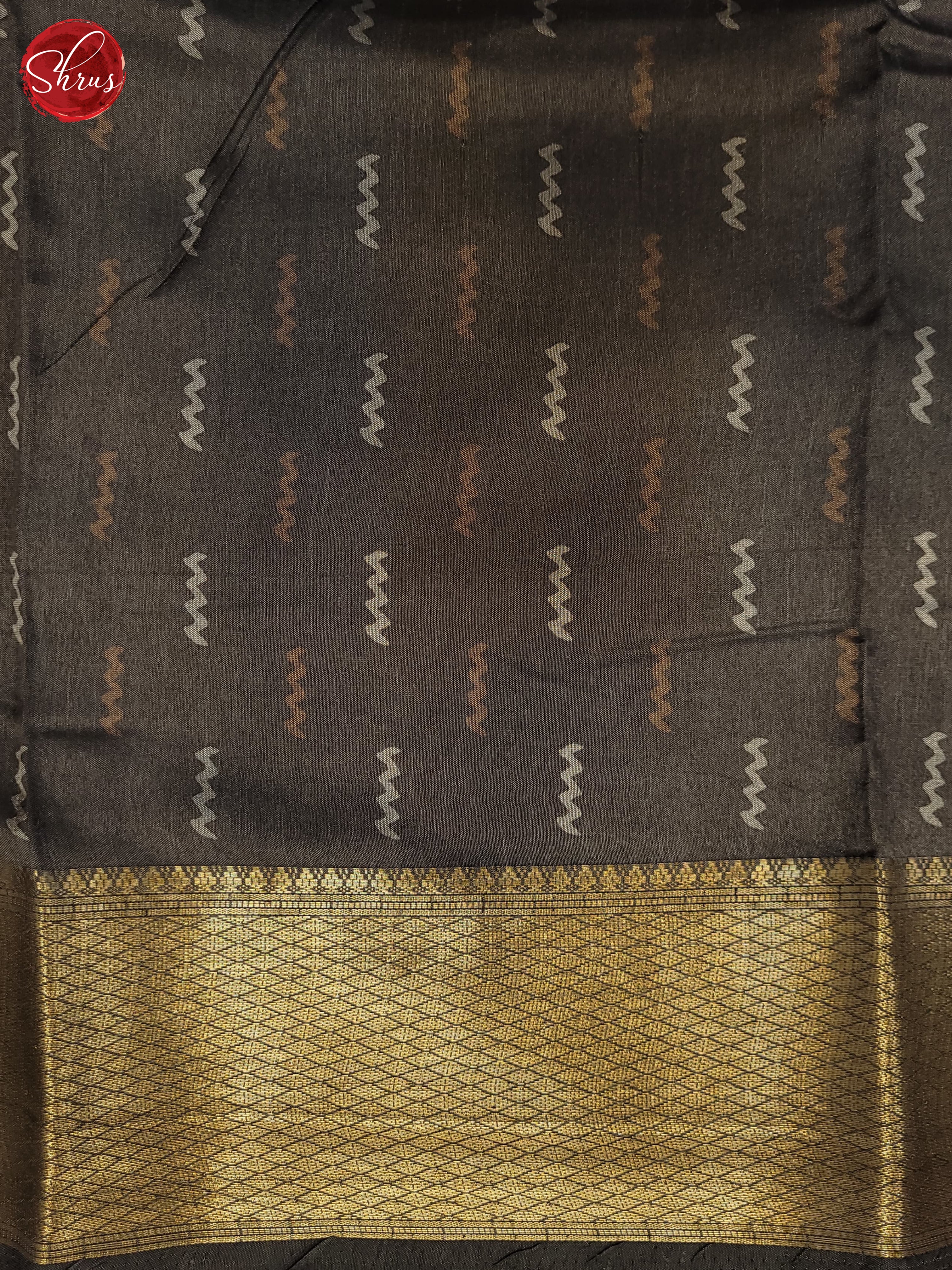 Grey(Single Tone) - Semi Crepe Saree - Shop on ShrusEternity.com