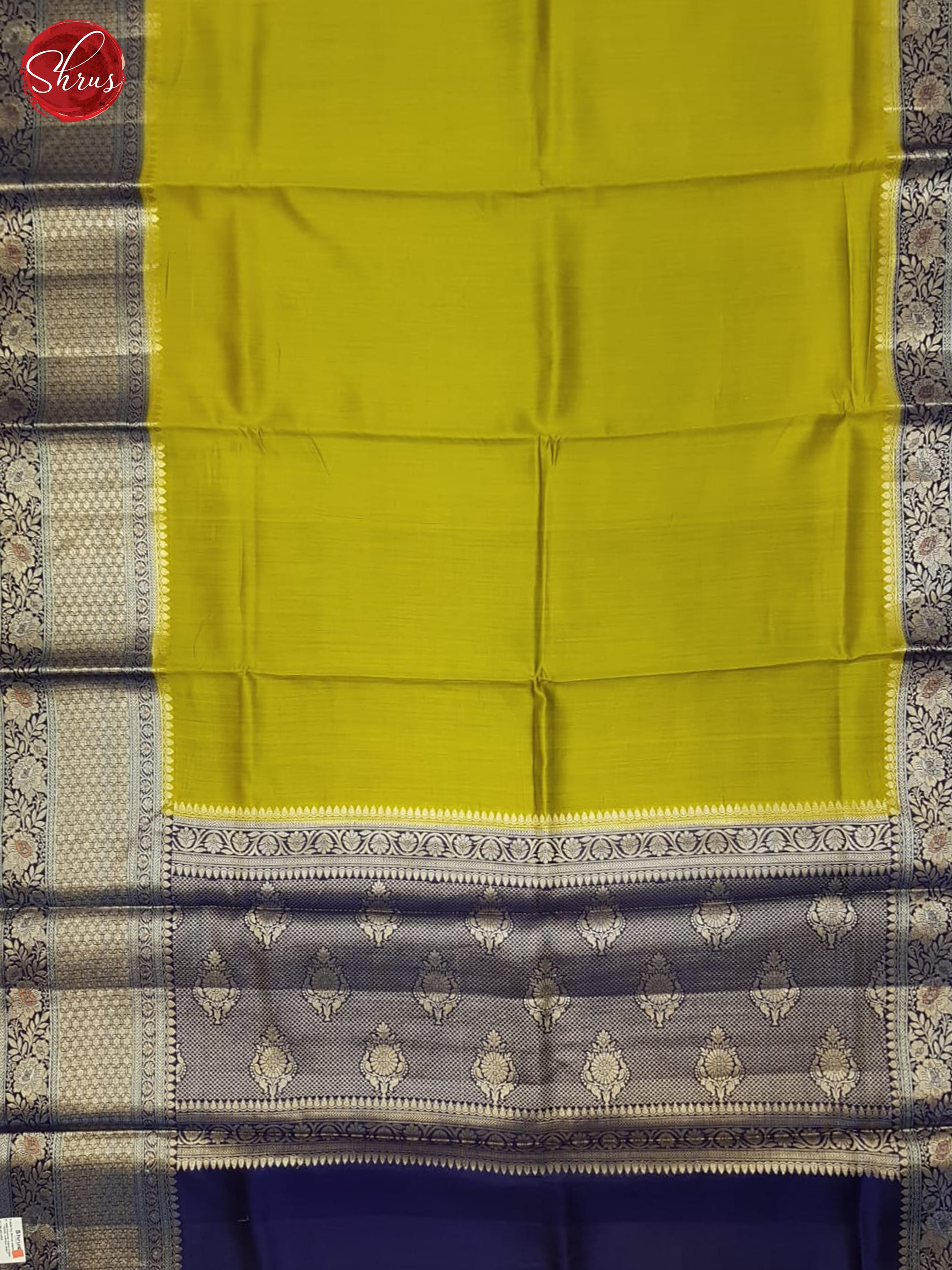 Green And Blue- Tussar Saree - Shop on ShrusEternity.com