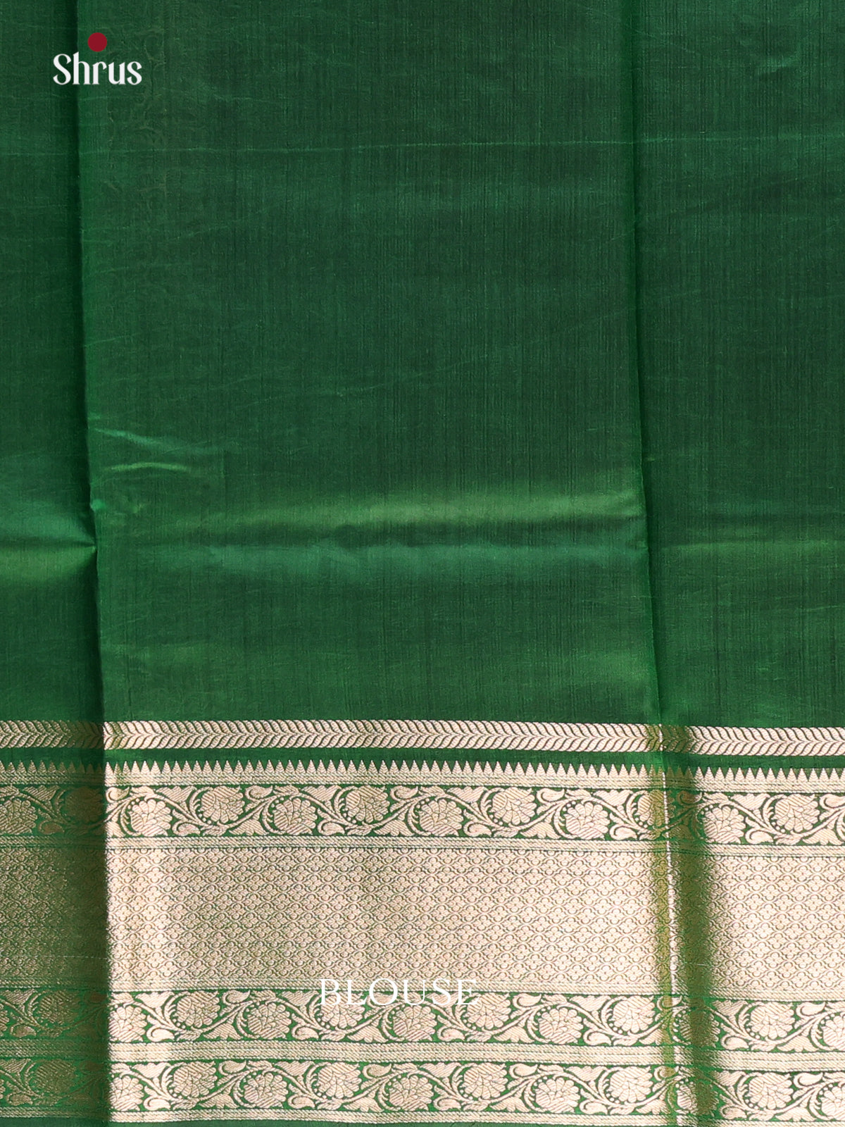 flower design Purple & Green - Tussar Saree-1