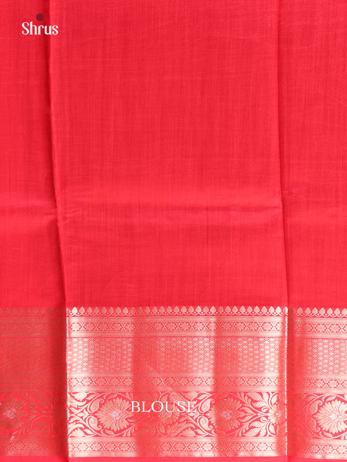 designer Green & Red - Tussar Saree-1