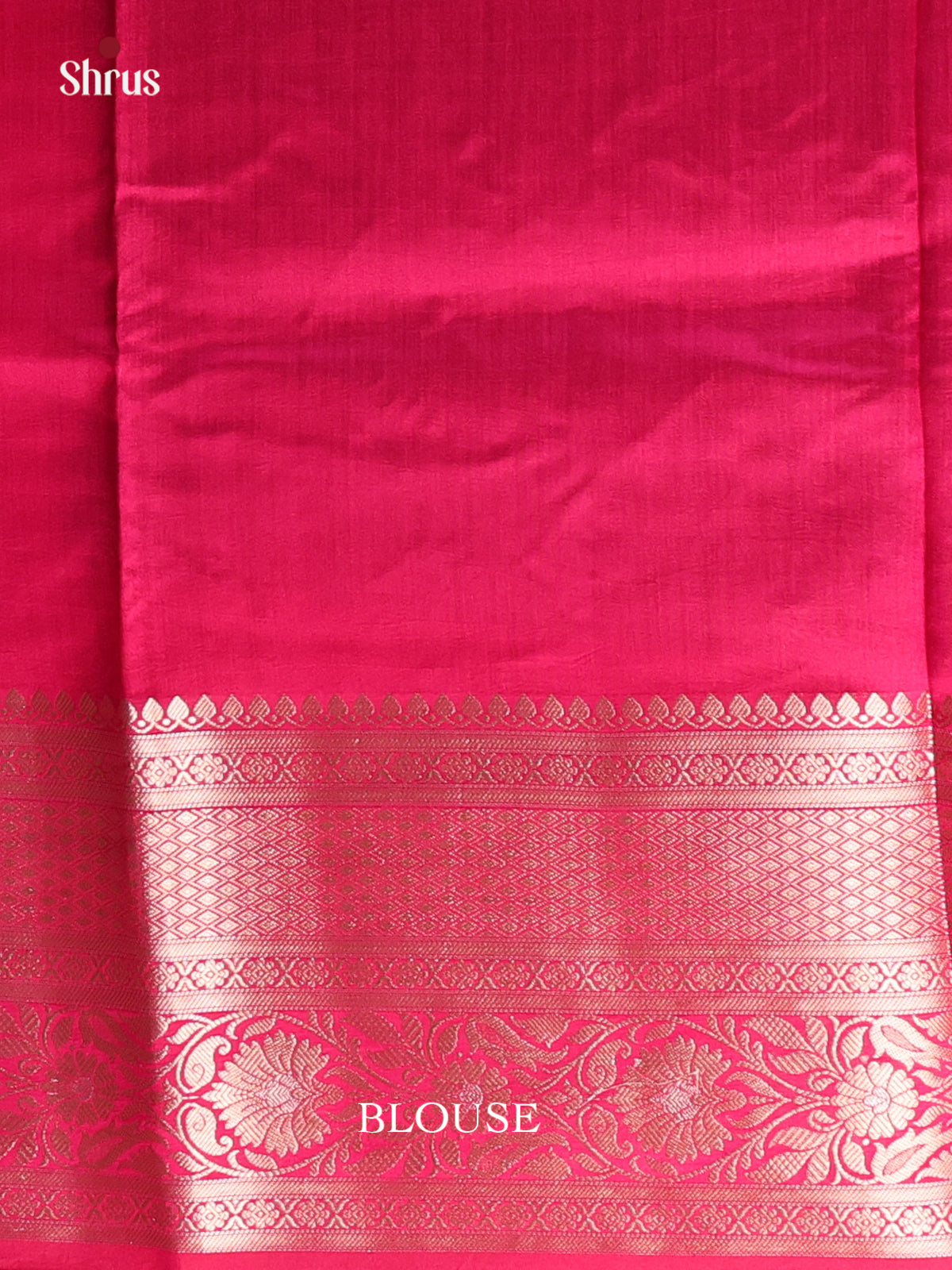 Violet & Maroon- Tussar Saree big border-1