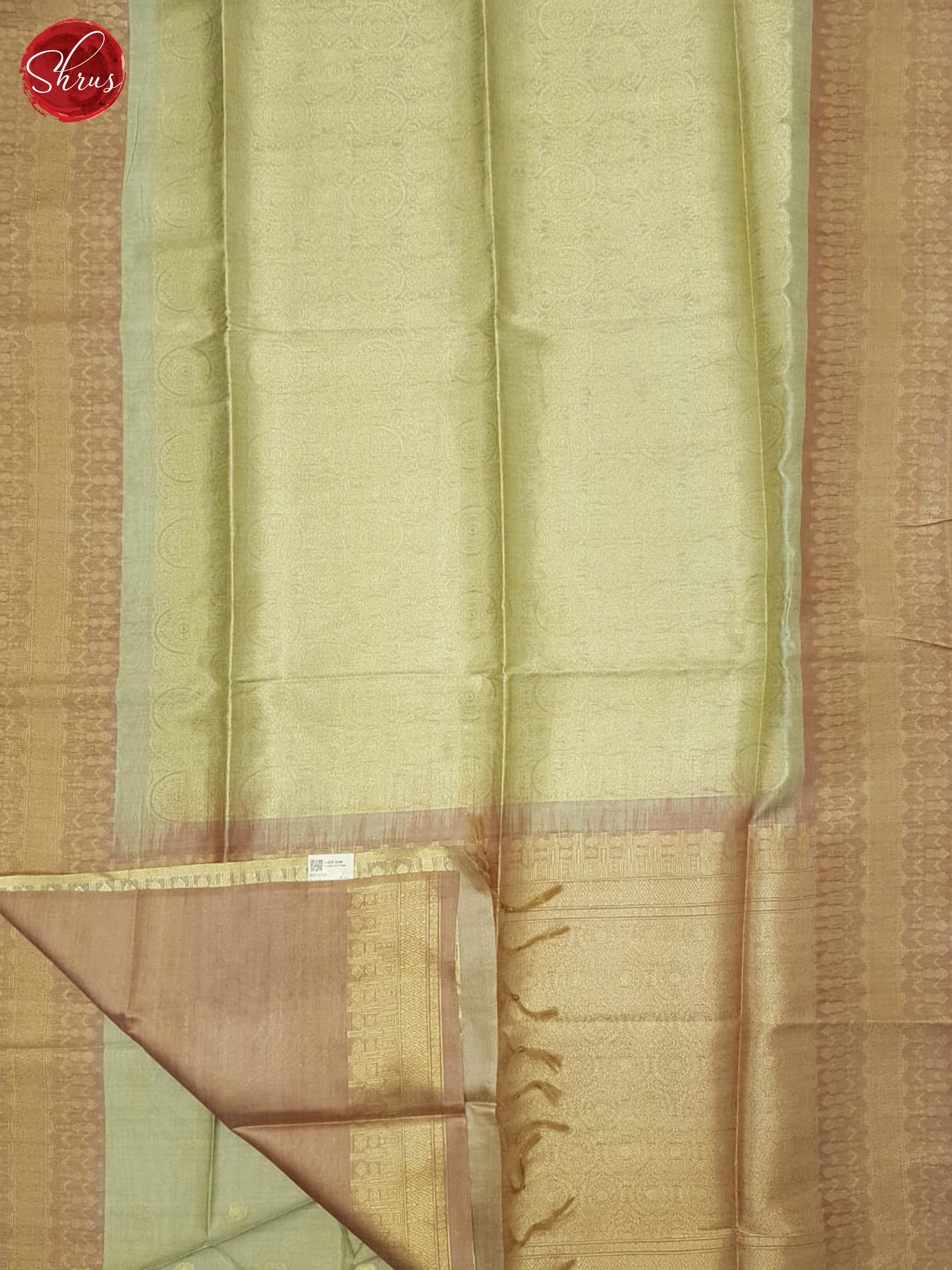 Grey & Brown - Semi Silkcotton Saree - Shop on ShrusEternity.com