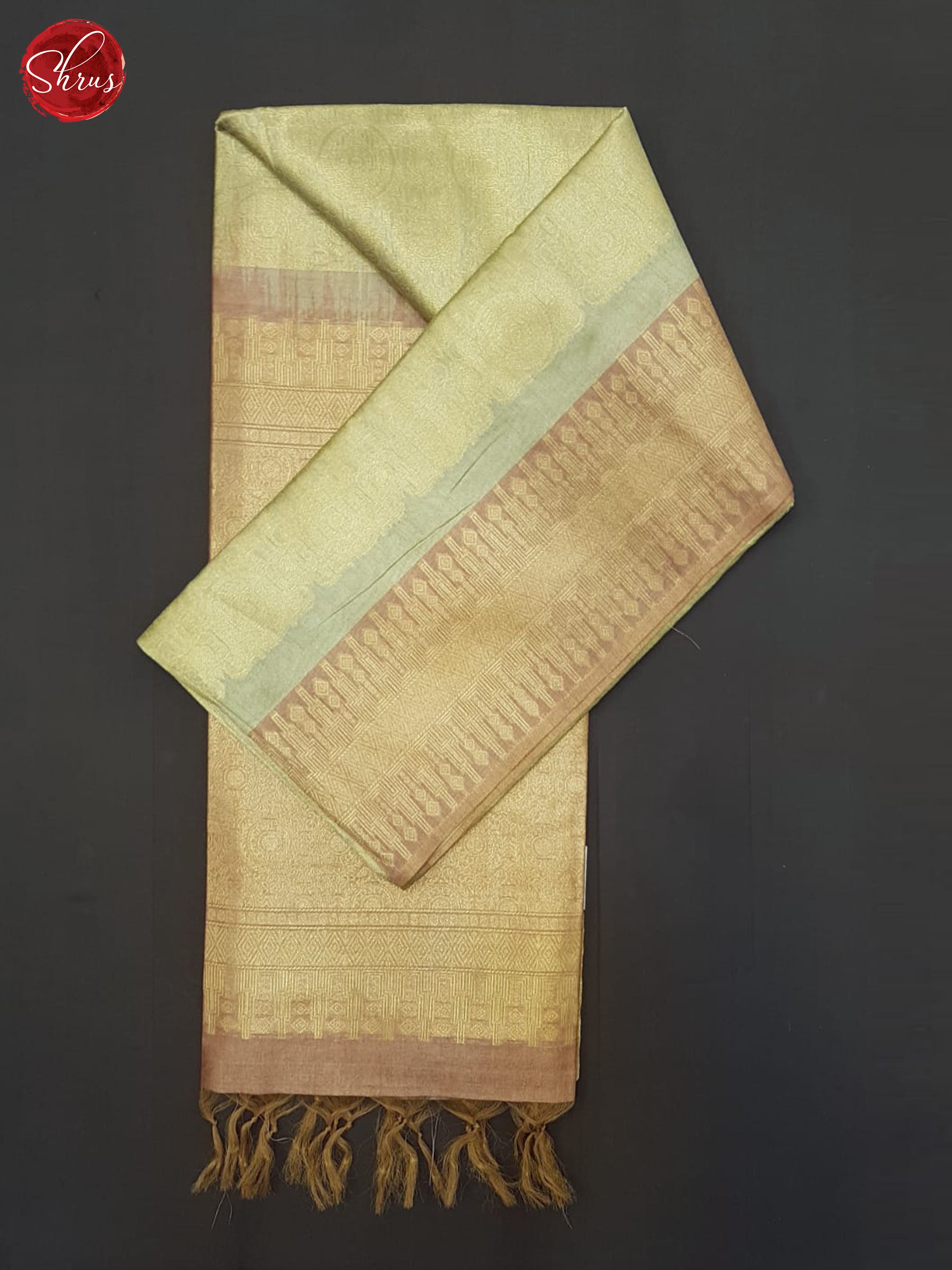 Grey & Brown - Semi Silkcotton Saree - Shop on ShrusEternity.com