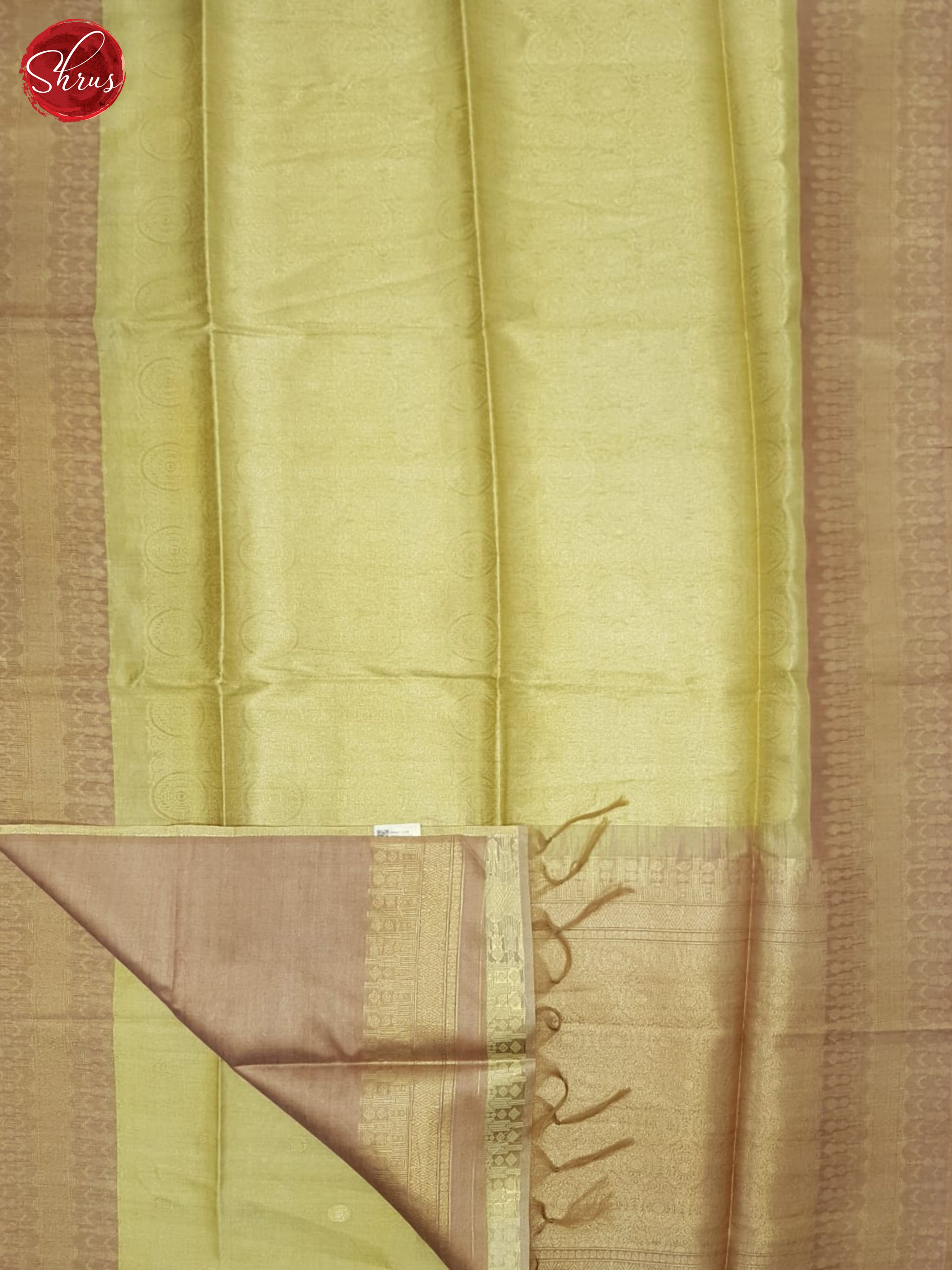 Elachi Green & Brown - Semi Silkcotton Saree - Shop on ShrusEternity.com