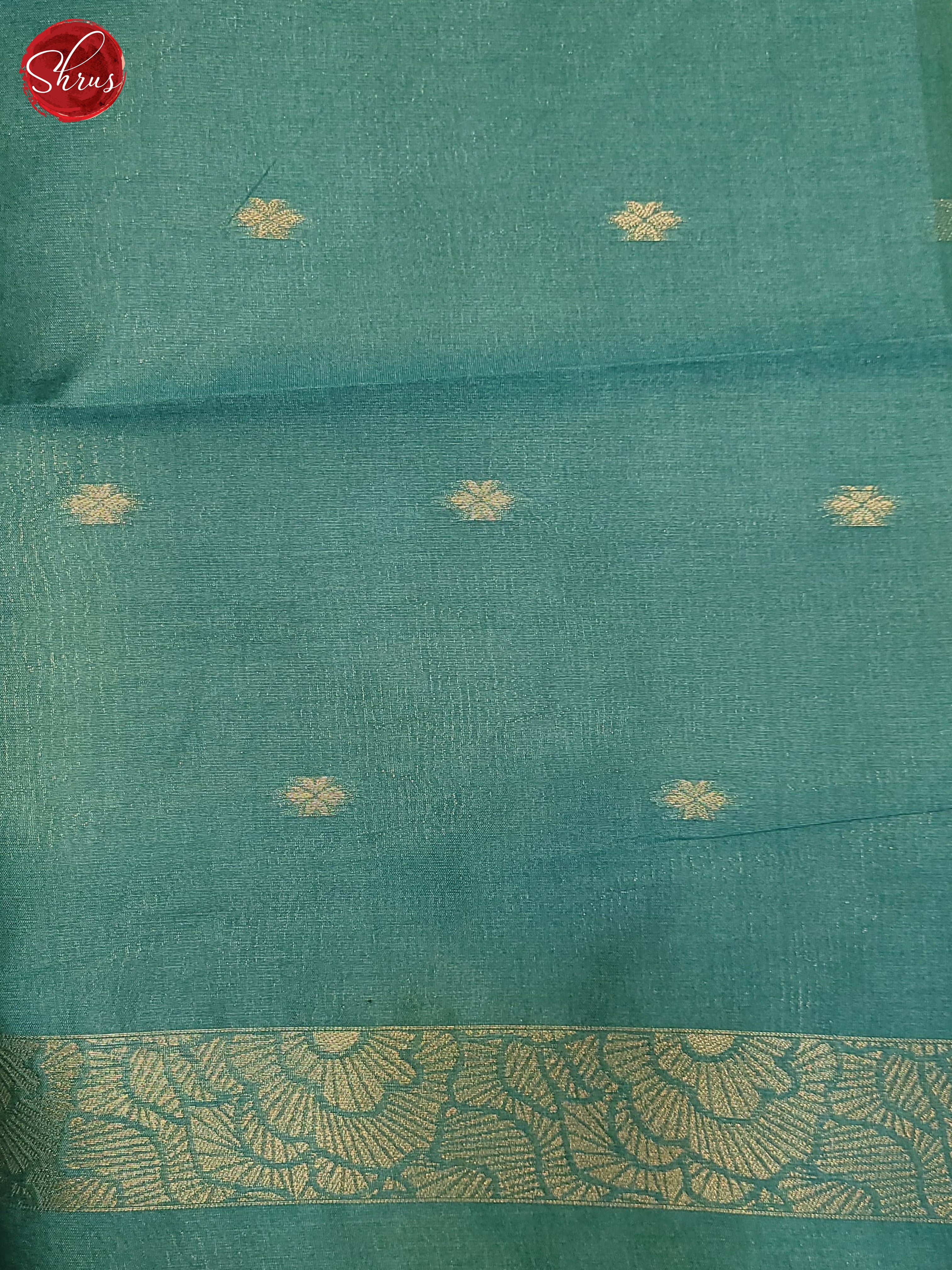 Red & Blue - Semi Silkcotton Saree - Shop on ShrusEternity.com