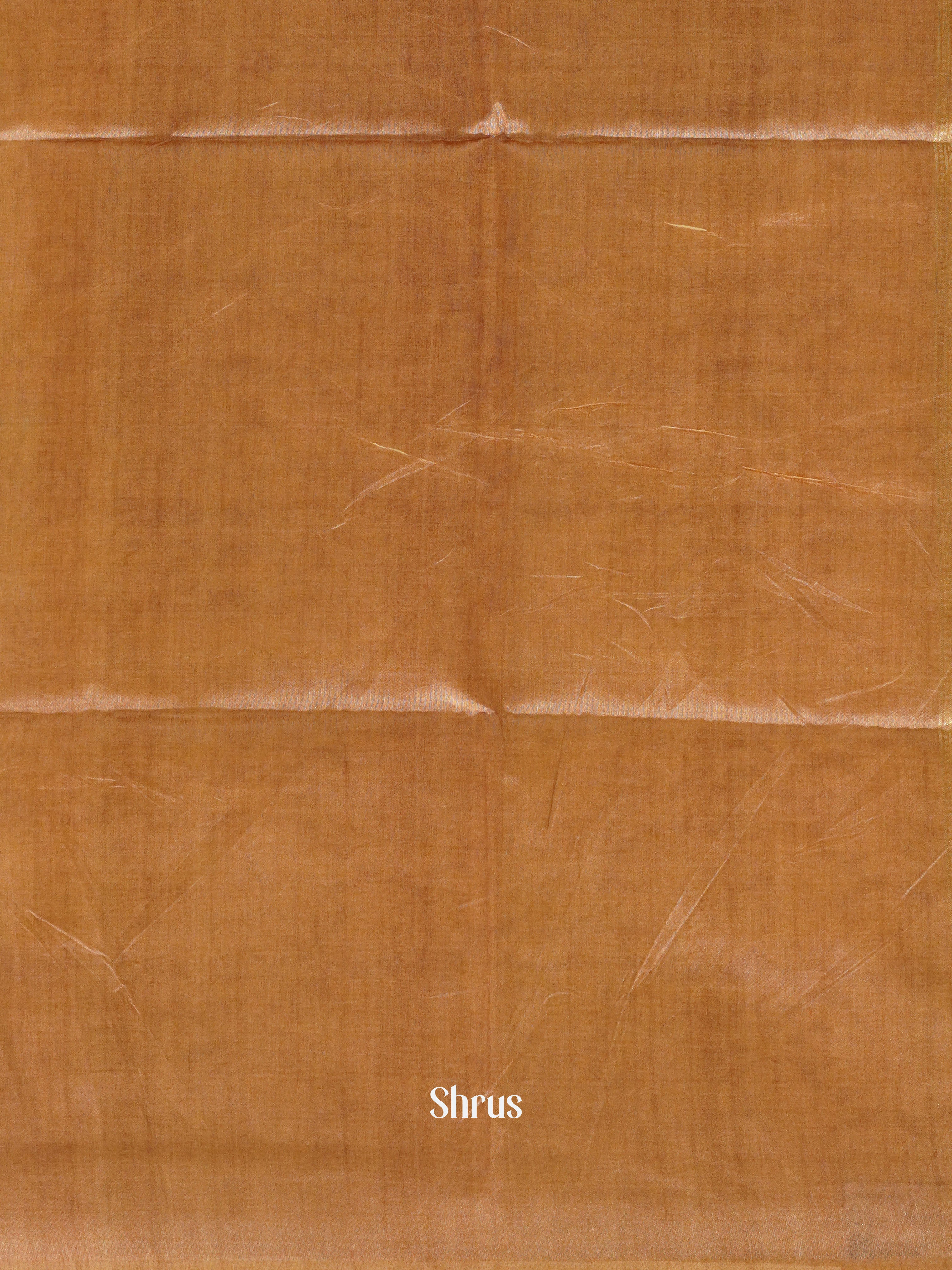 Green & Brown - Semi Tussar Saree - Shop on ShrusEternity.com