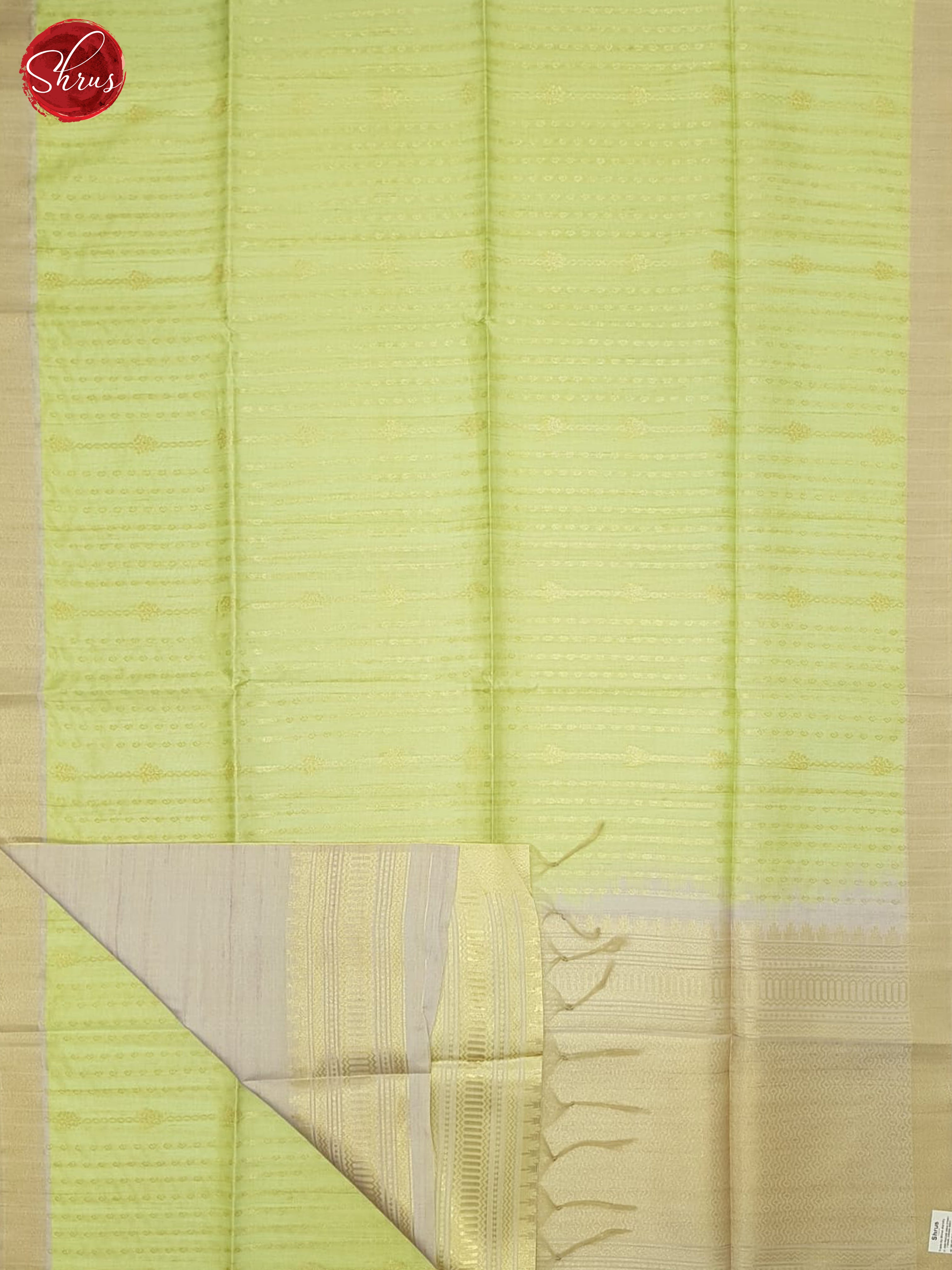 Green & Mild Lavender - Semi Silkcotton Saree - Shop on ShrusEternity.com