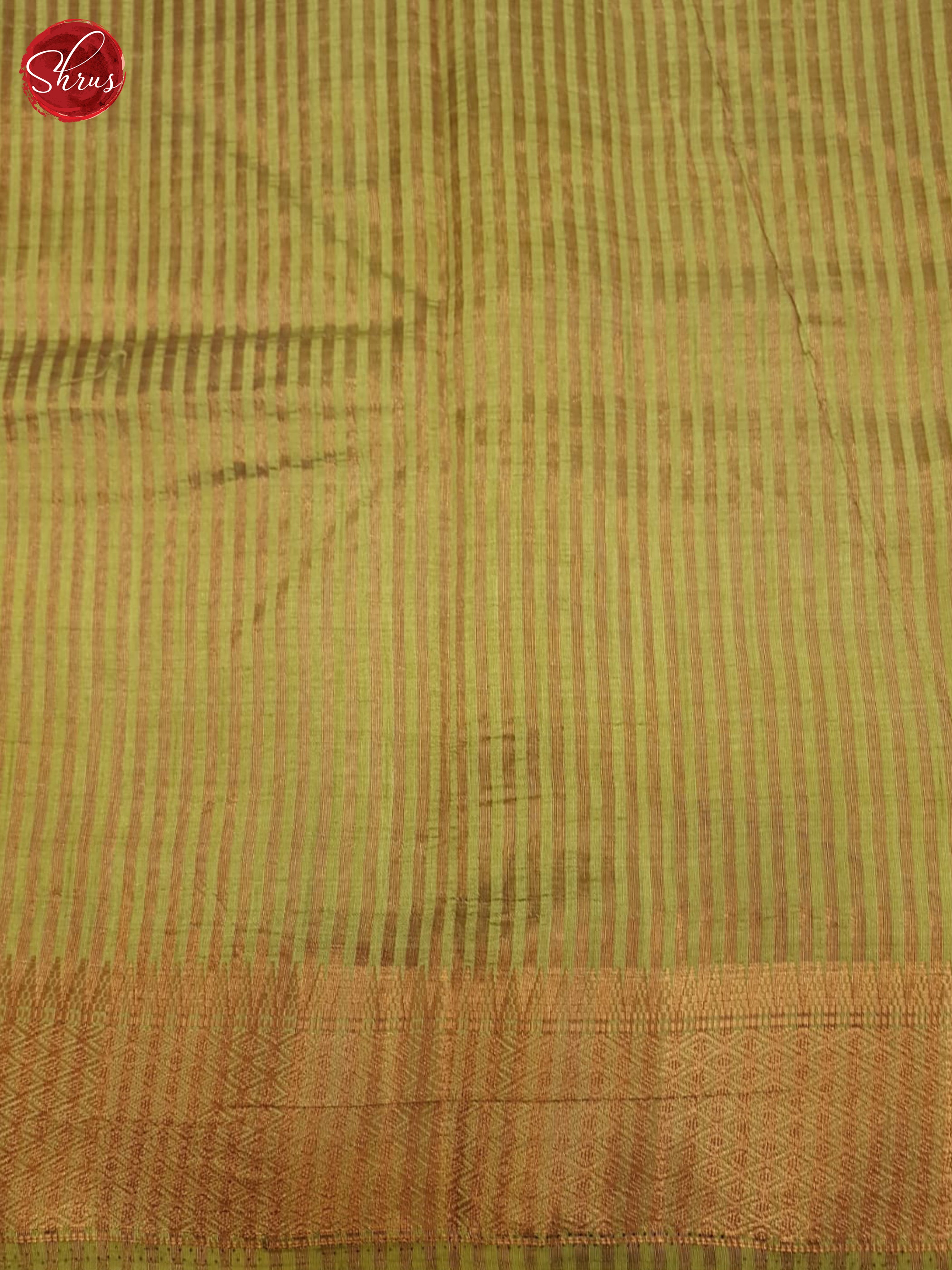 Elachi Green(Single Tone) - Semi Dupion Saree - Shop on ShrusEternity.com