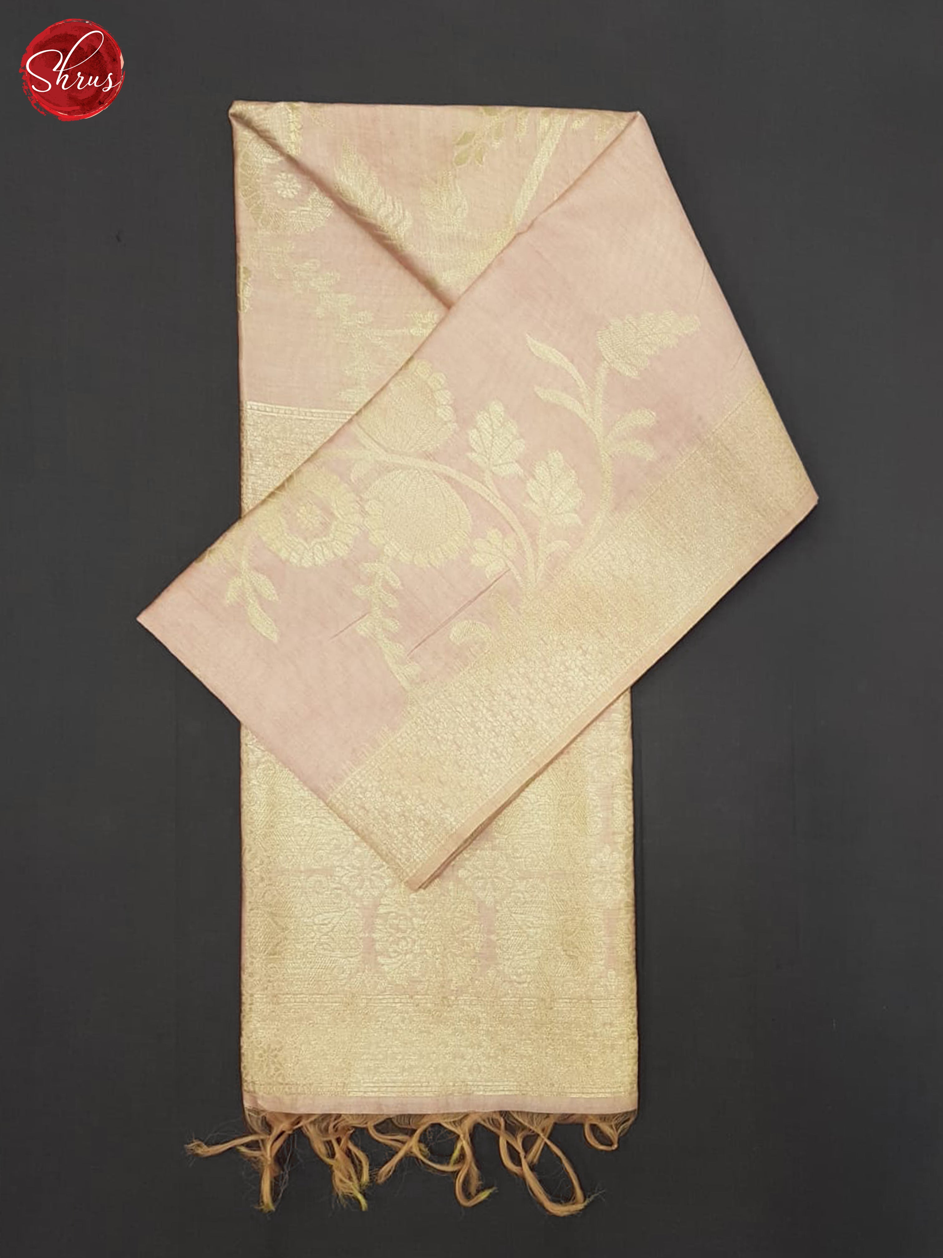 Pink & Green - Semi Silkcotton Saree - Shop on ShrusEternity.com