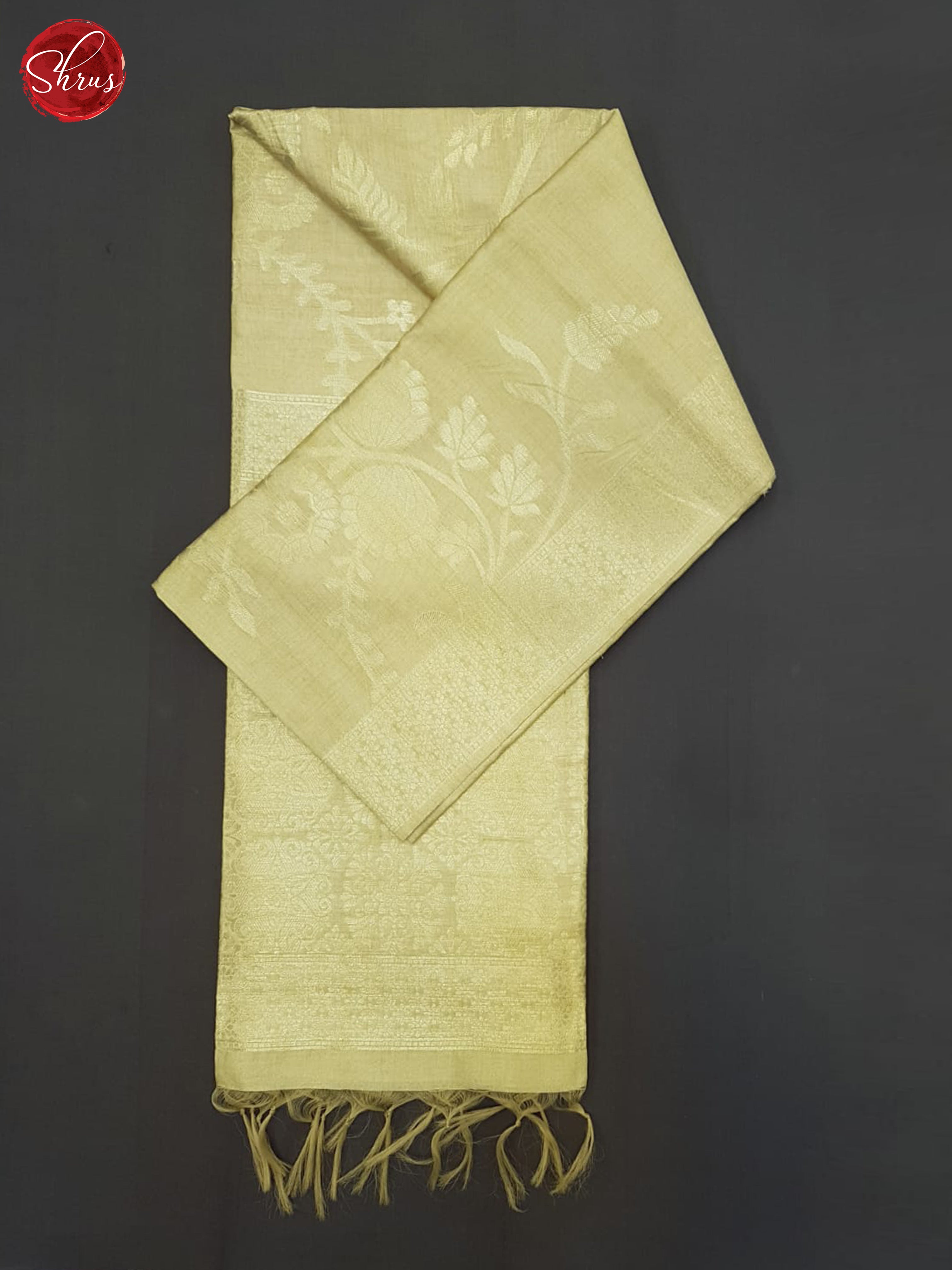 Beige & Mild Lavender - Semi Silkcotton Saree - Shop on ShrusEternity.com
