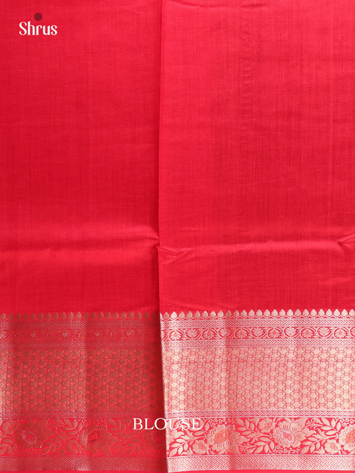 Black & Red - Tussar Saree - Shop on ShrusEternity.com