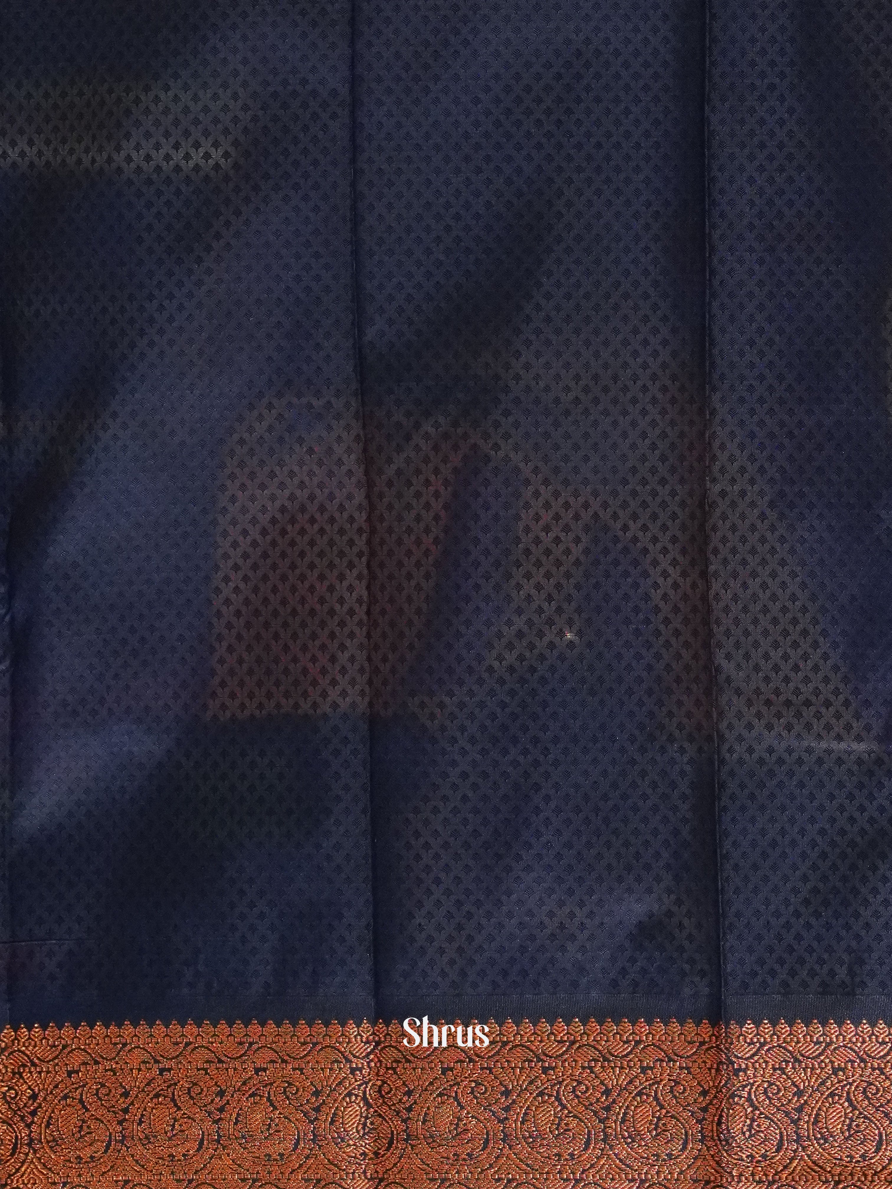 Green & Blue - Semi Kanchipuram Saree - Shop on ShrusEternity.com