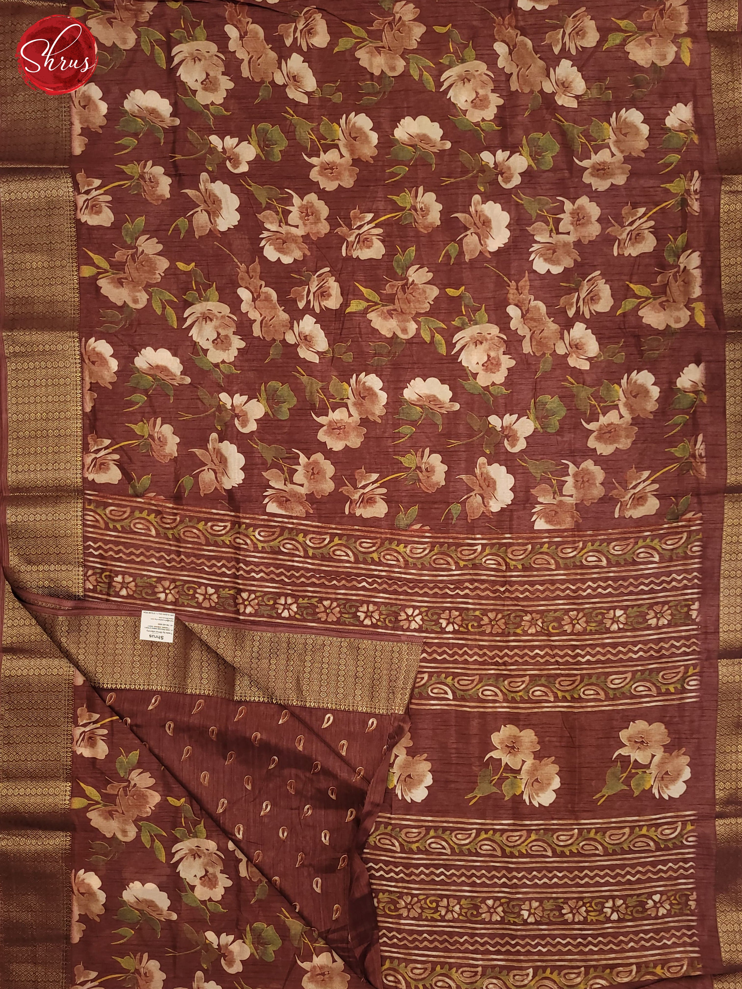 Onion PInk(Single Tone) - Semi Crepe Saree - Shop on ShrusEternity.com