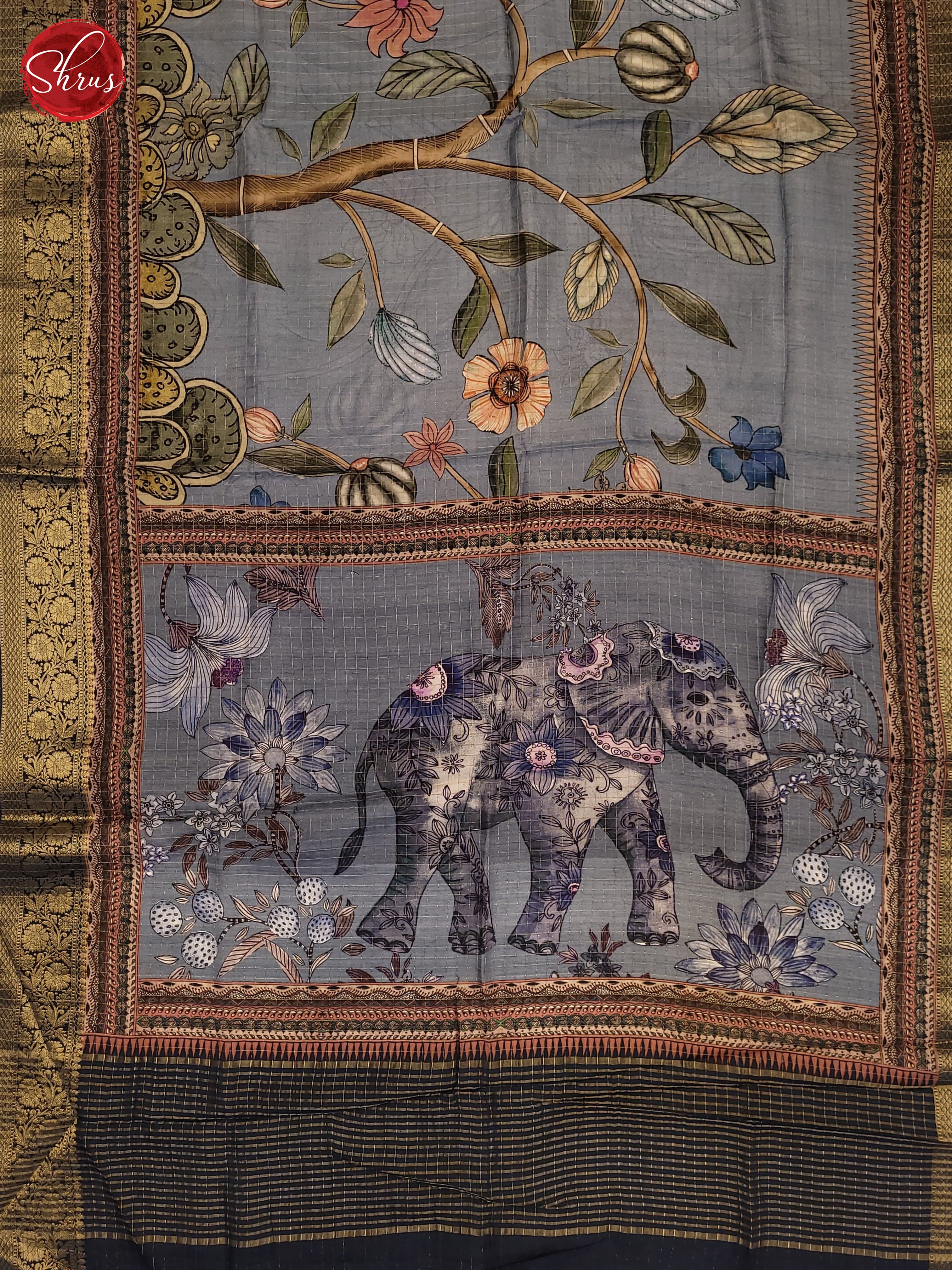 BJS13292 - Semi Crepe Saree - Shop on ShrusEternity.com