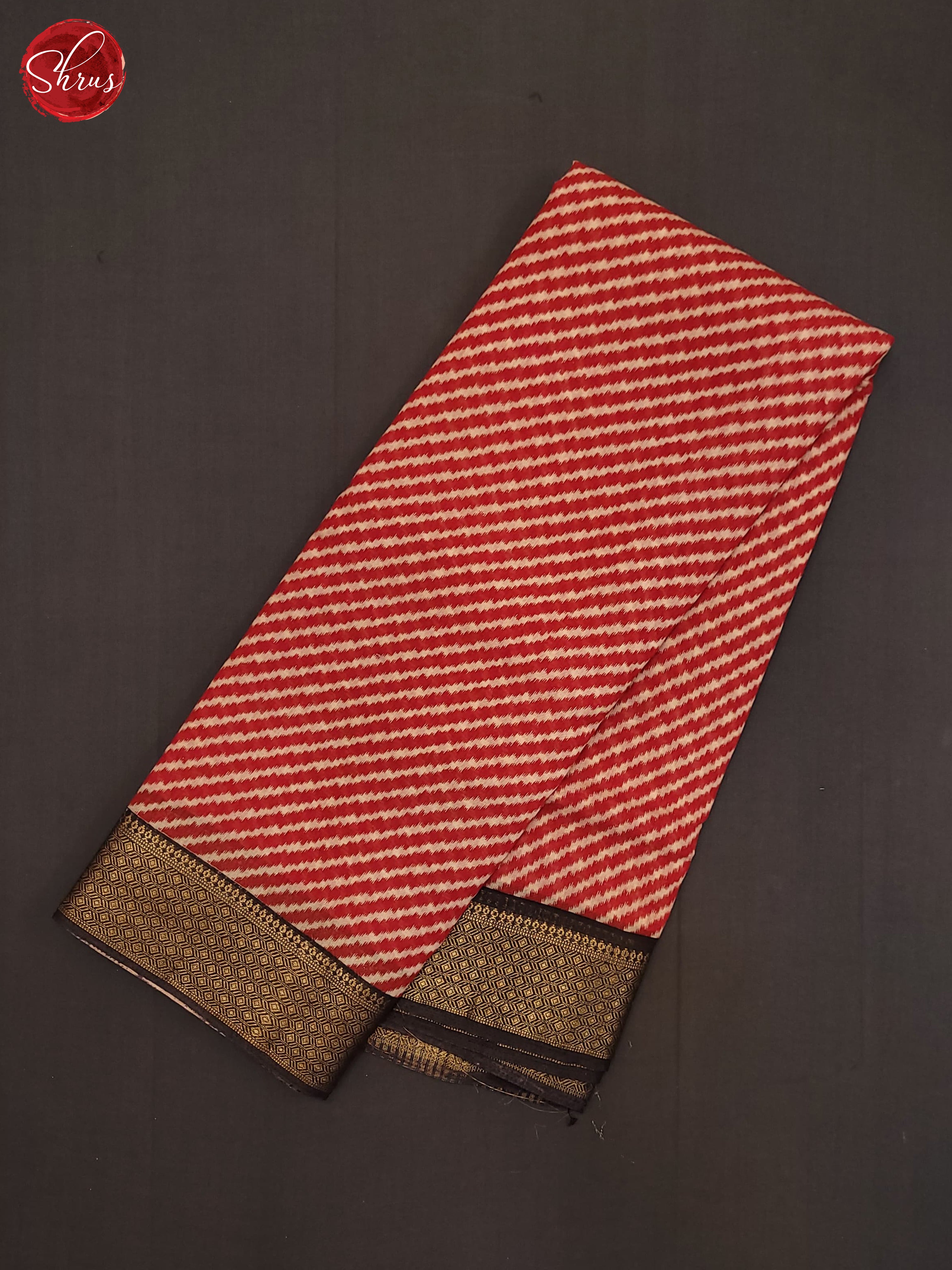 Red & Black - Art Modal Saree - Shop on ShrusEternity.com