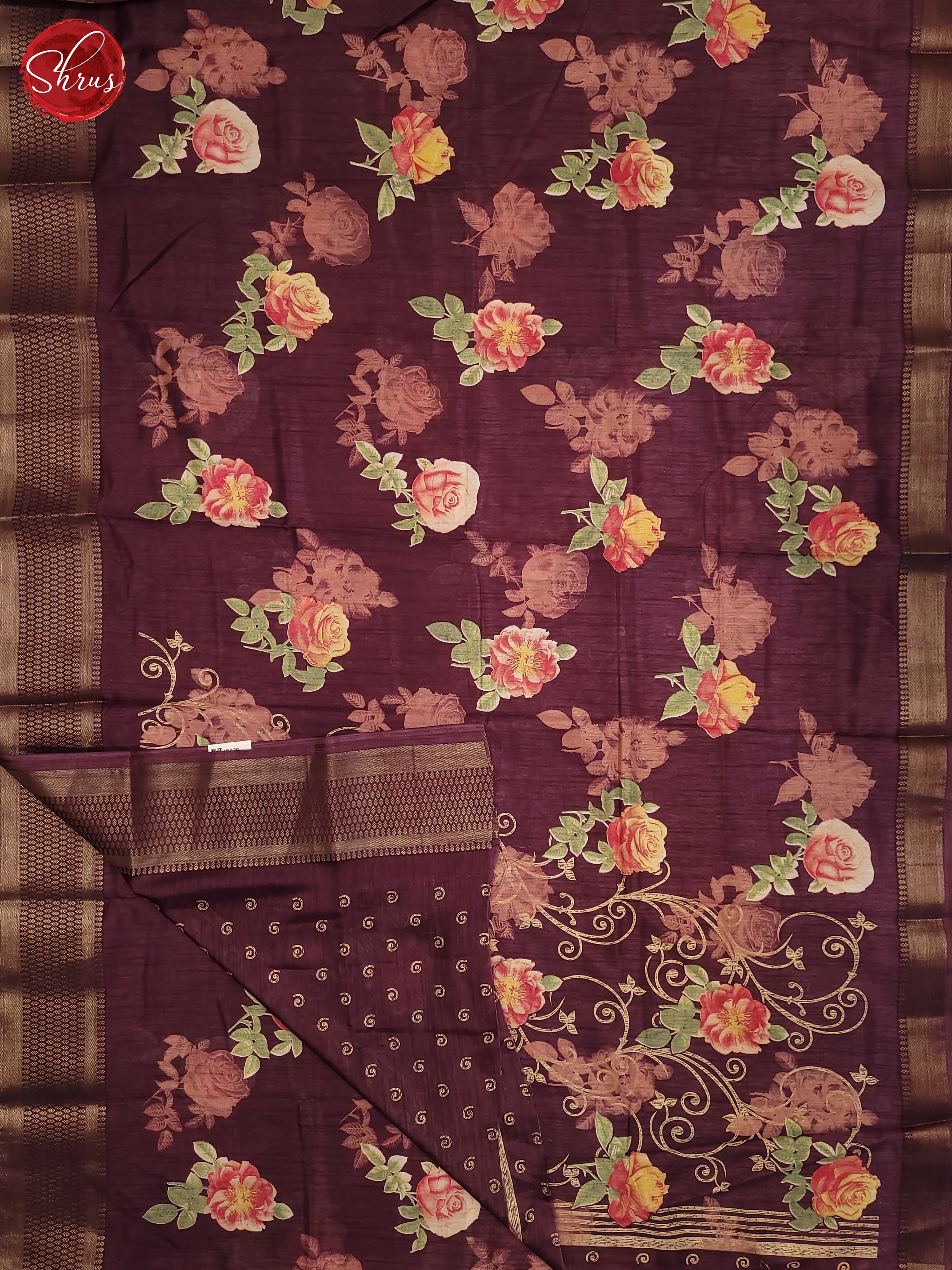 BJS13398 - Semi Crepe Saree - Shop on ShrusEternity.com