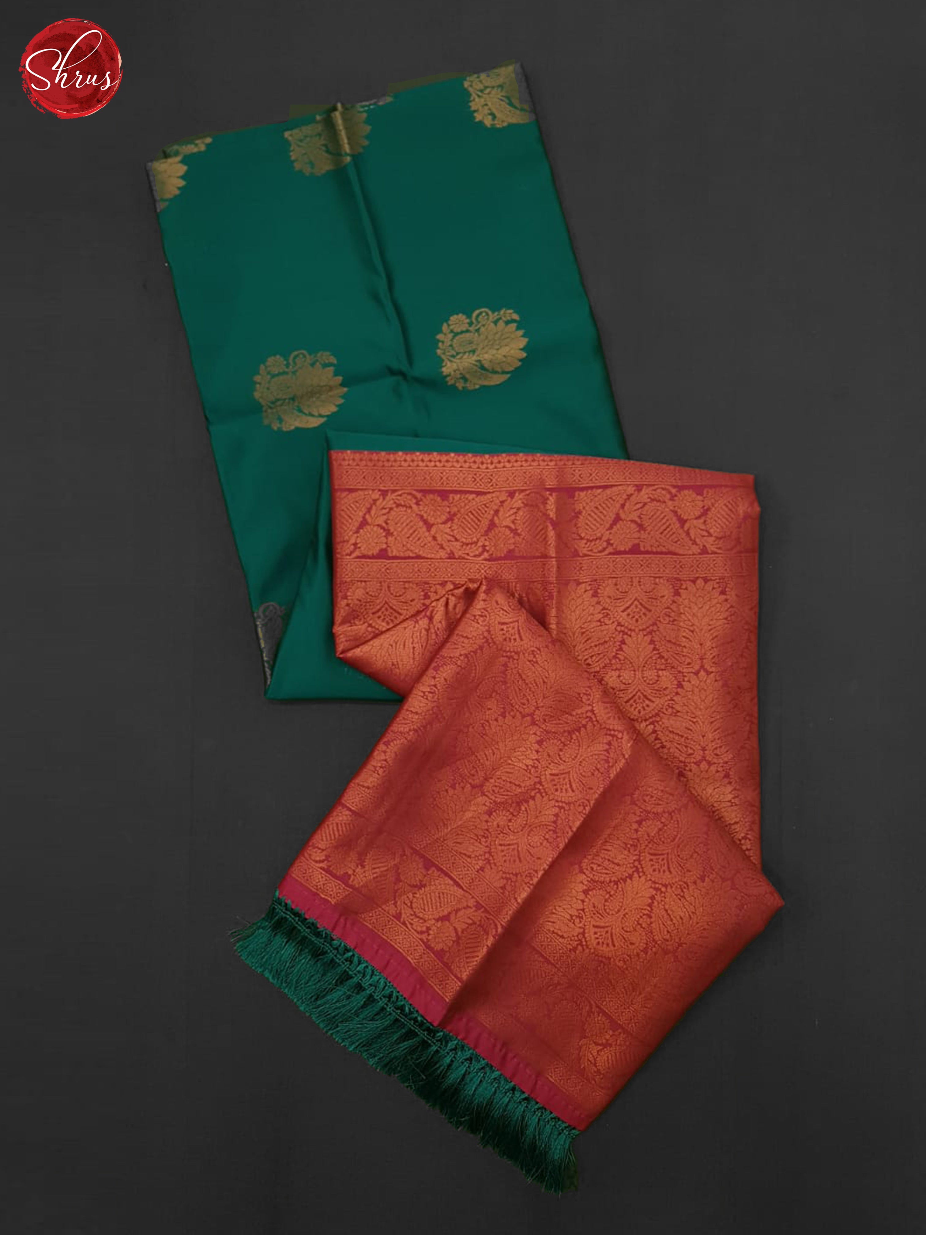 Green & Pink- Semi Softsilk Saree - Shop on ShrusEternity.com