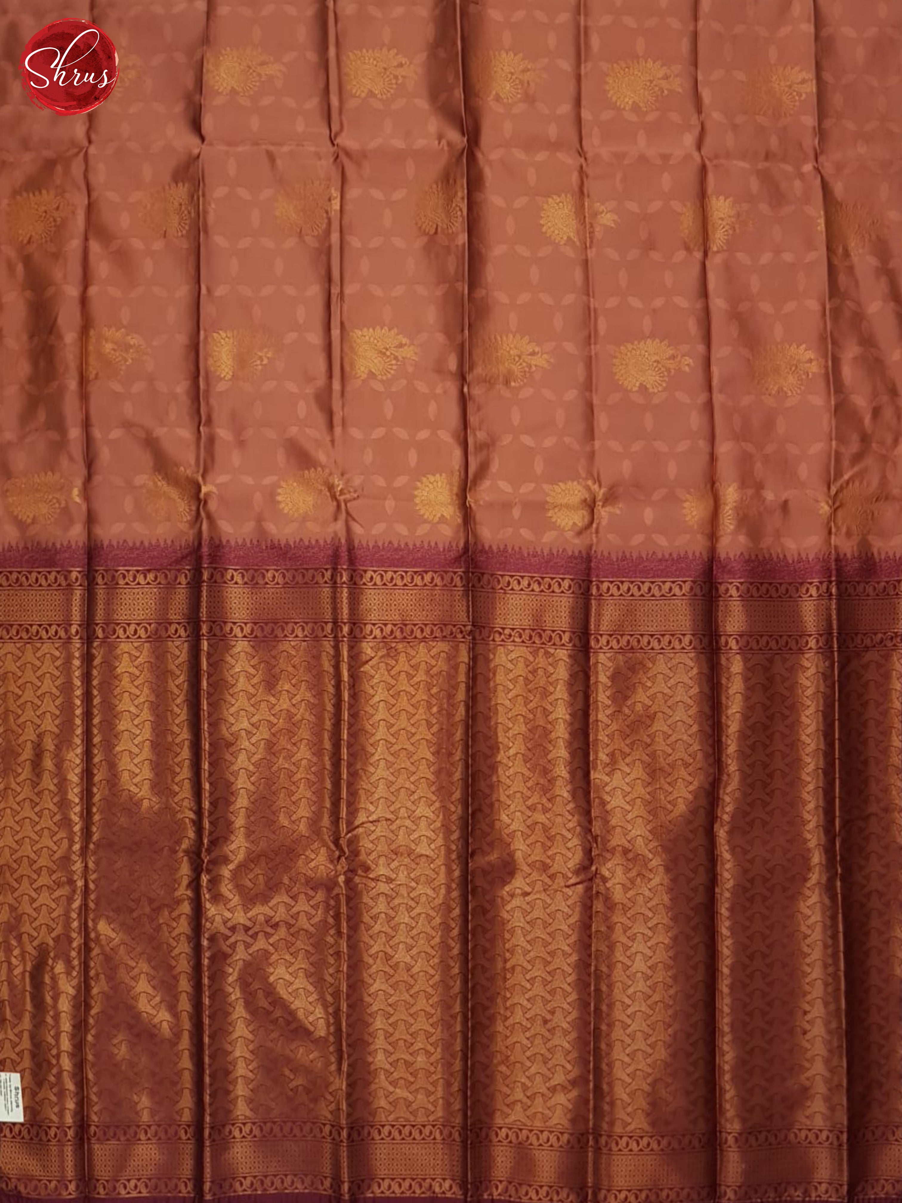 Dusty Pink And Maroon- Semi Soft Silk Saree - Shop on ShrusEternity.com