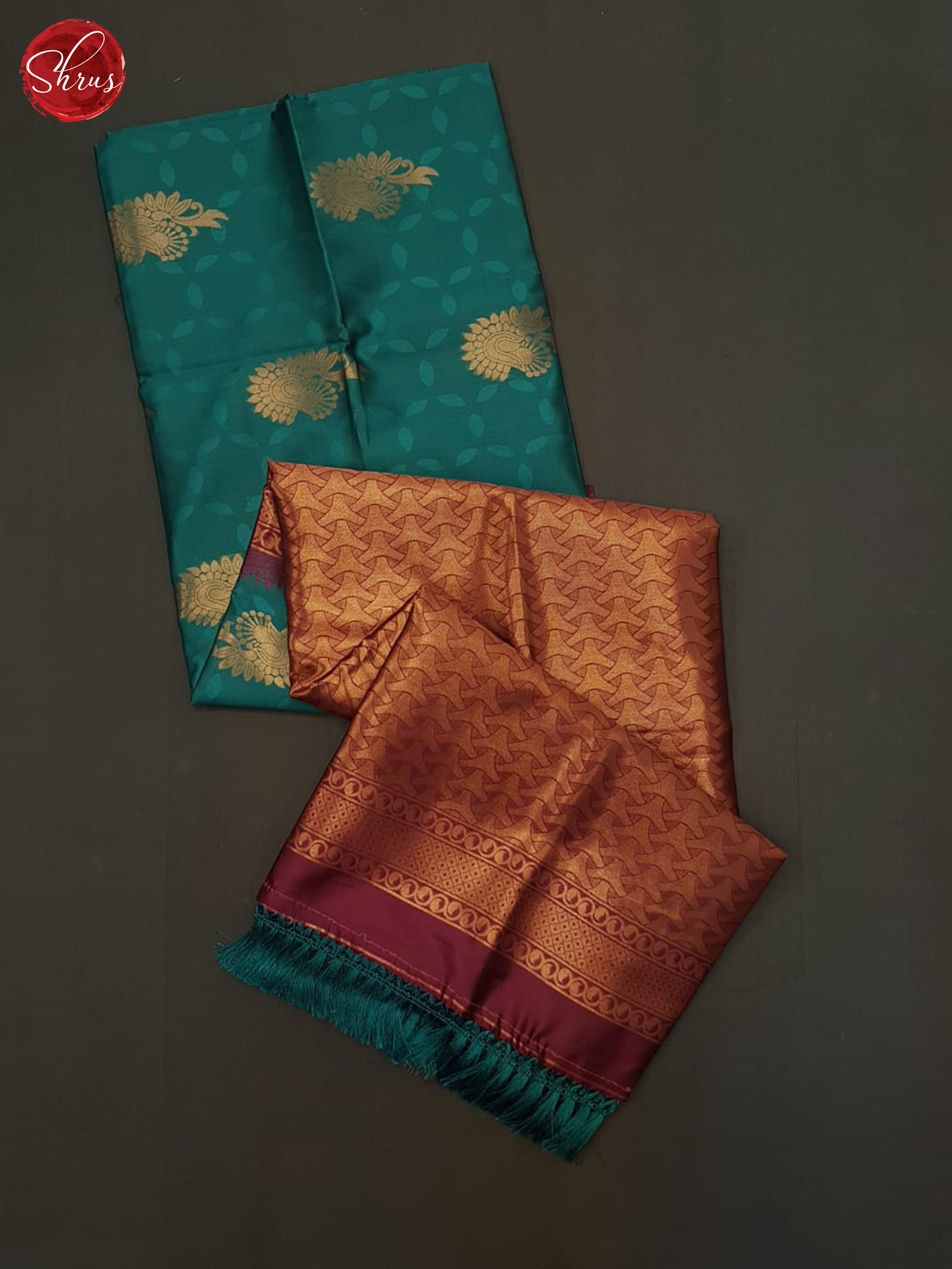 Green And Maroon- Semi Soft Silk Saree - Shop on ShrusEternity.com