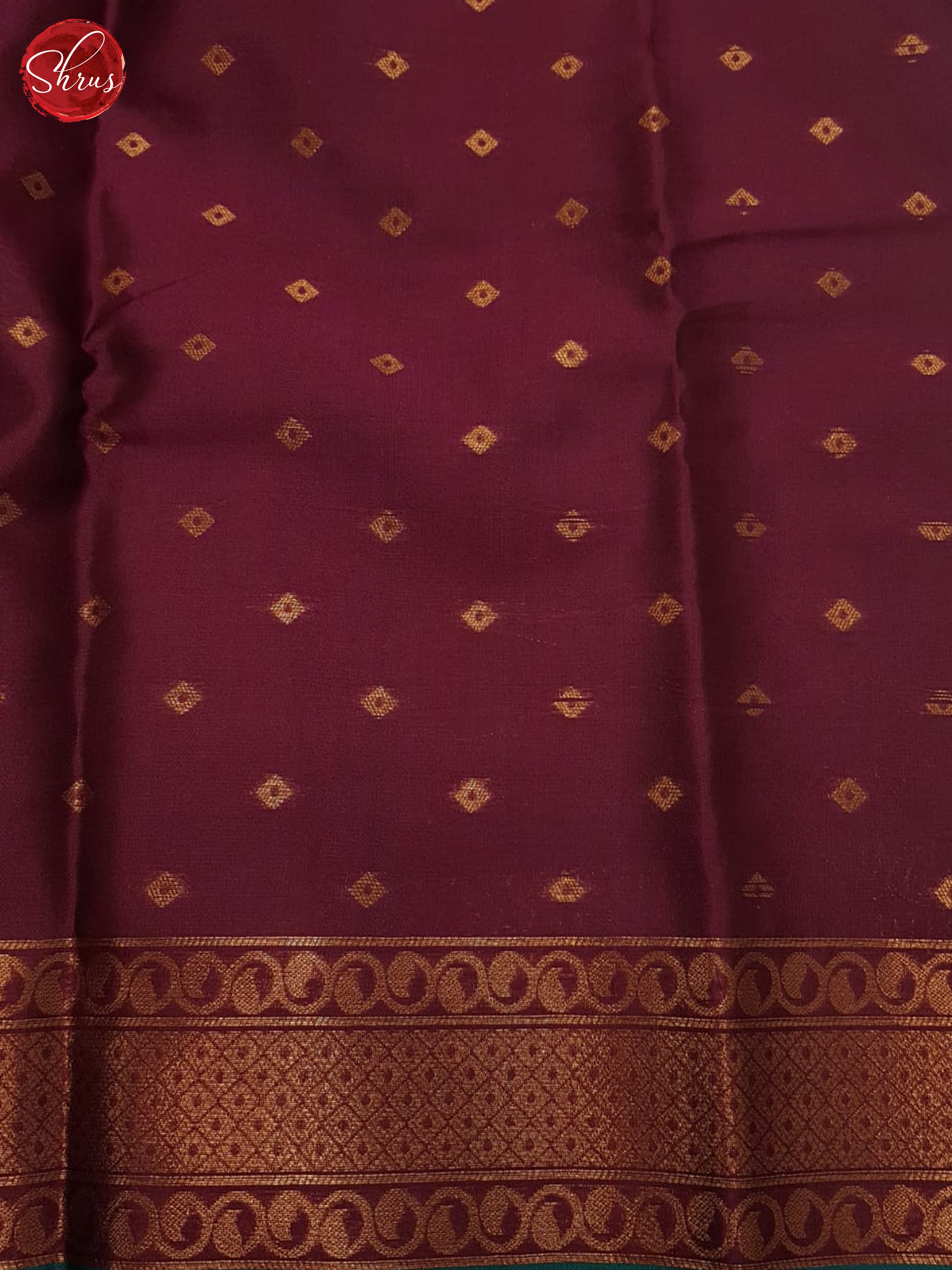 Green And Maroon- Semi Soft Silk Saree - Shop on ShrusEternity.com
