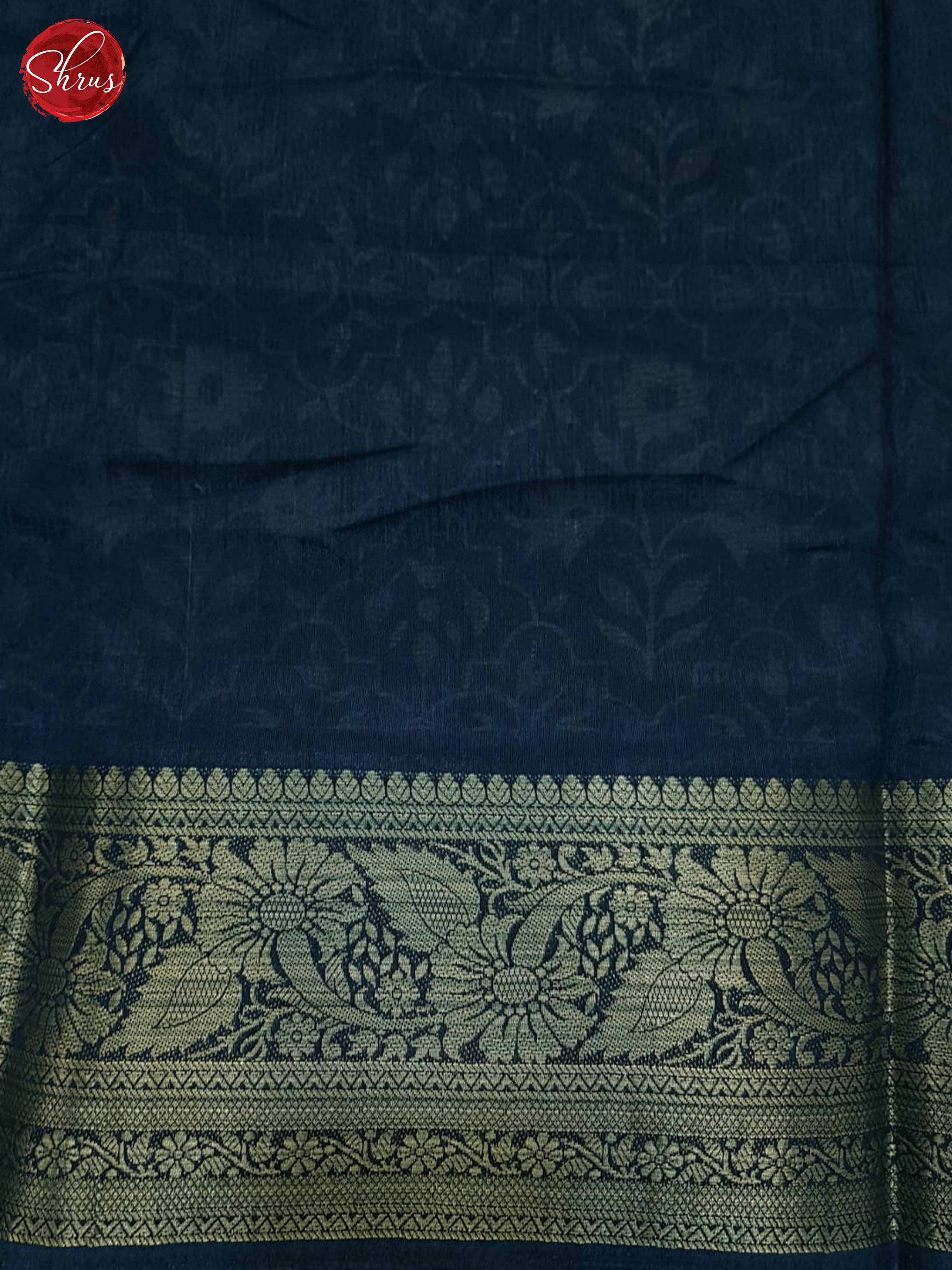 Blue(Single Tone)- Semi Crepe Saree - Shop on ShrusEternity.com