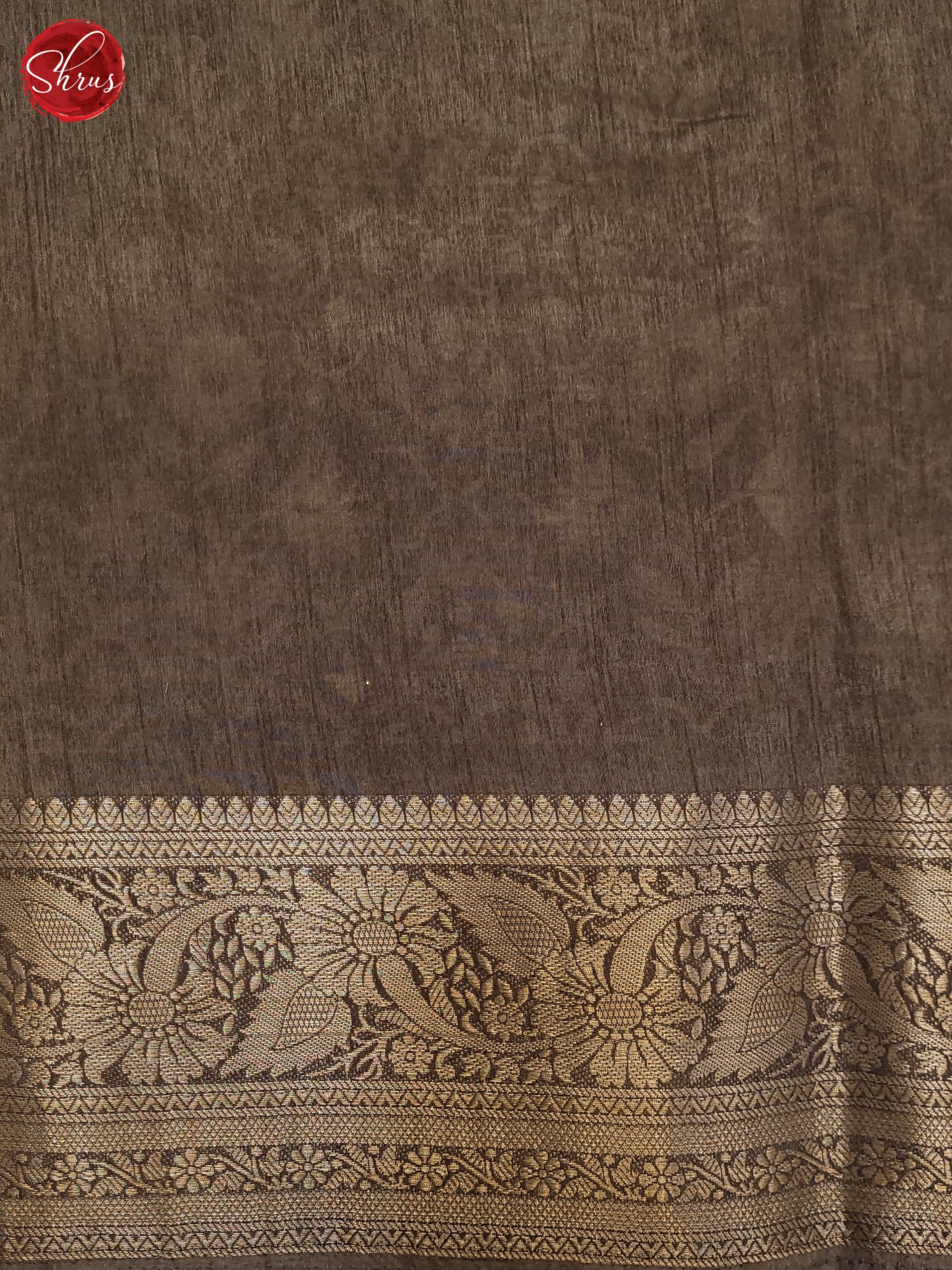 Grey(Single Tone) - Semi Crepe Saree - Shop on ShrusEternity.com
