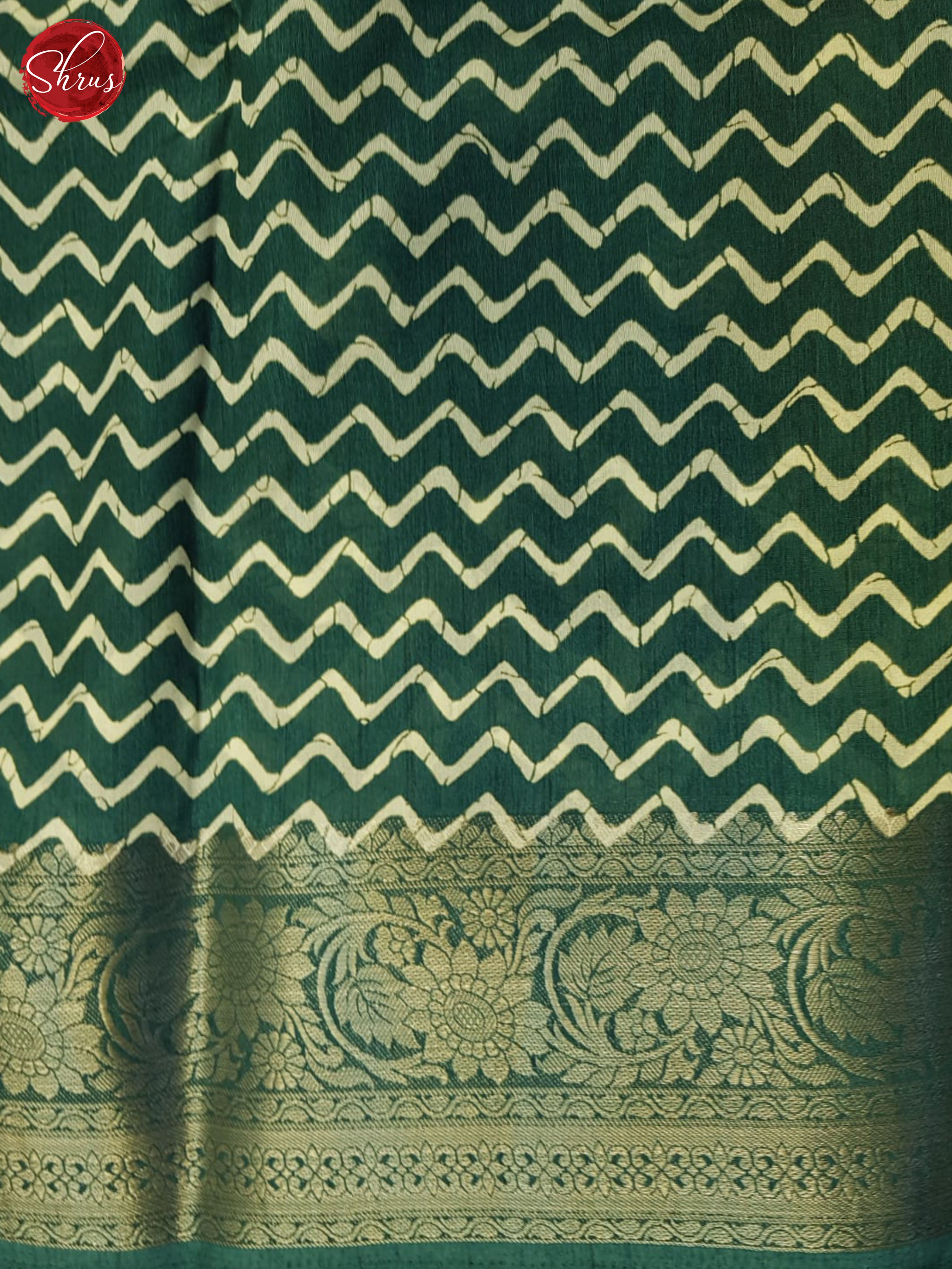 Green(Single Tone) - Semi crepe Saree - Shop on ShrusEternity.com