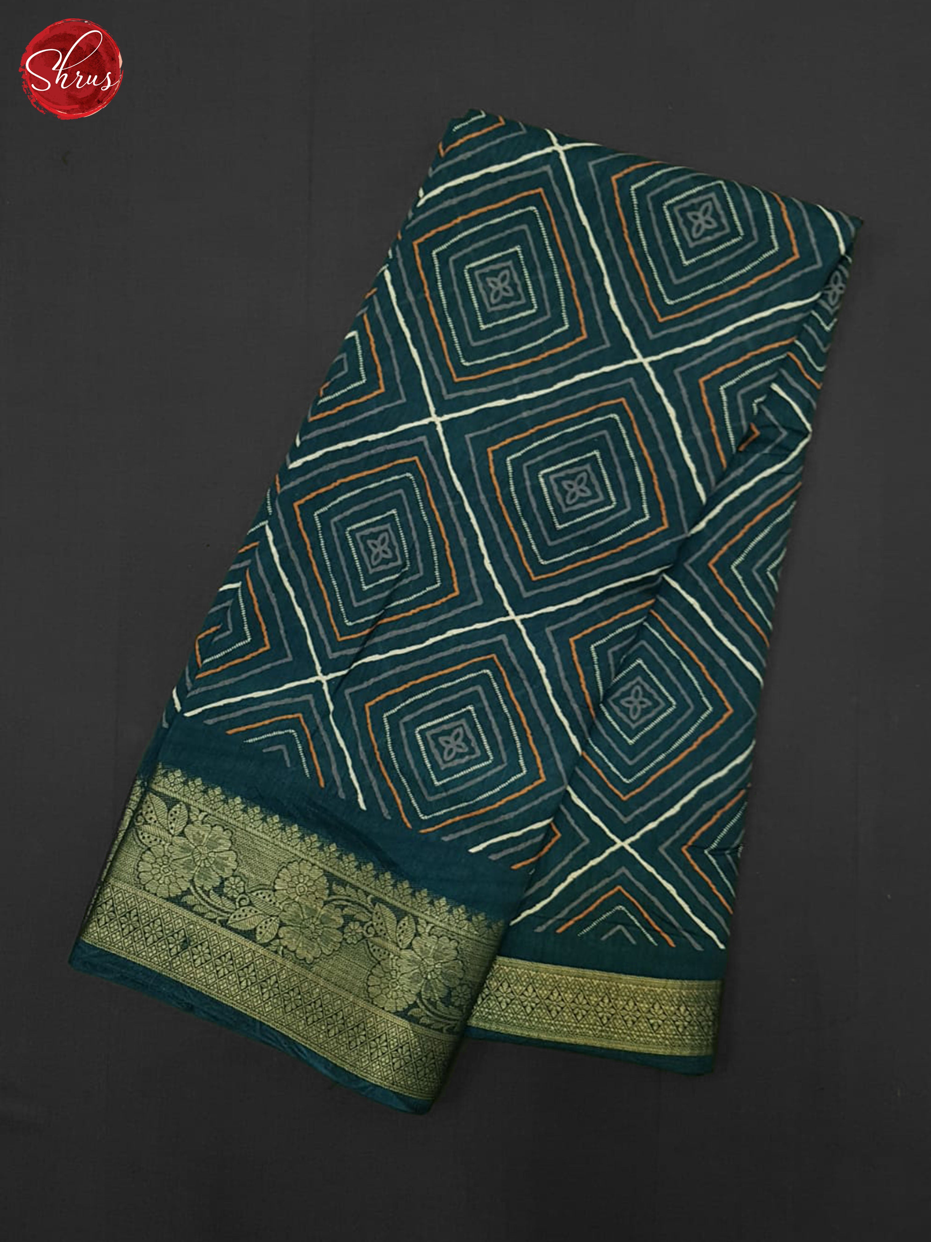 Blue(Single Tone) - Semi Crepe Saree - Shop on ShrusEternity.com